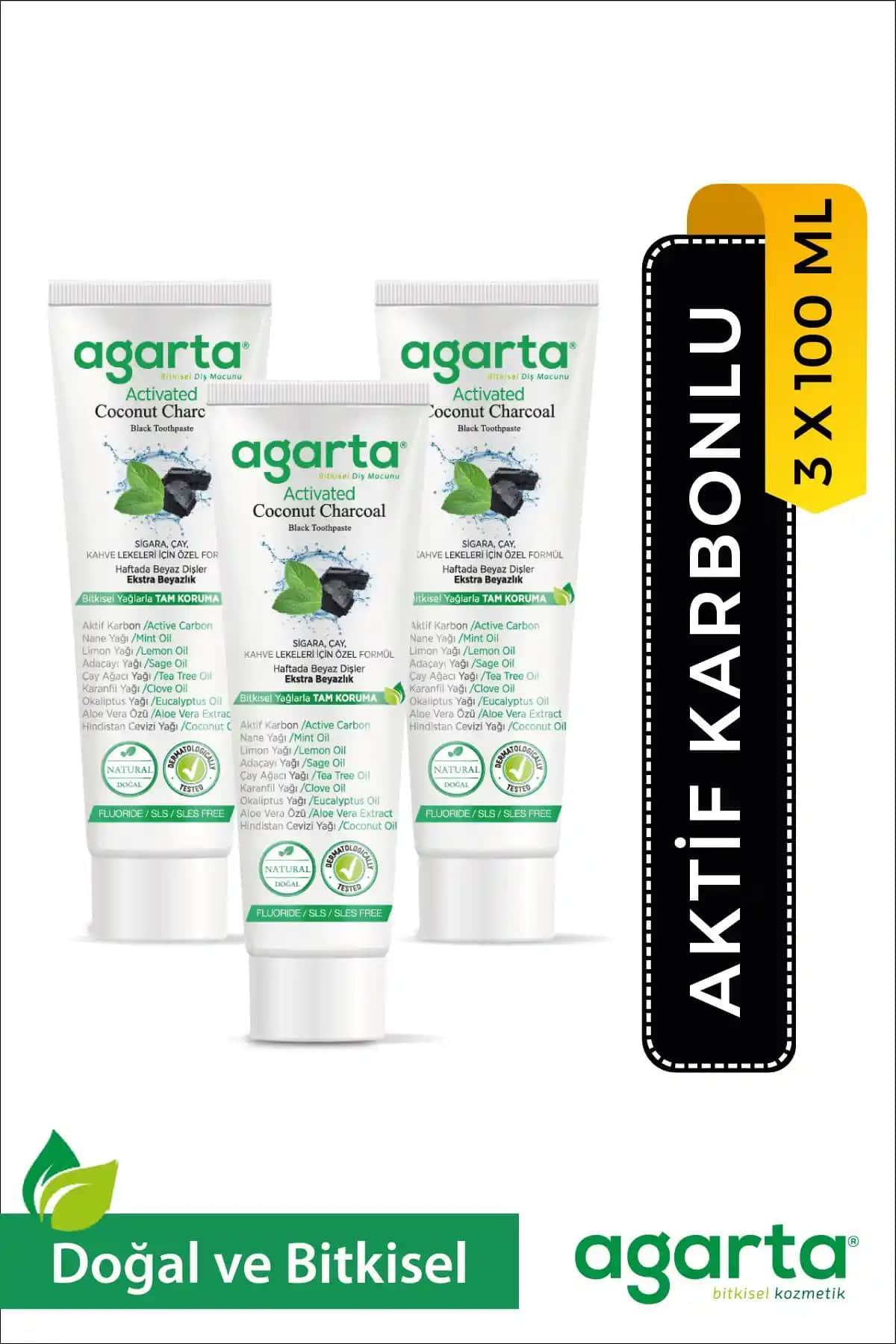 Agarta Aktif Karbonlu ve Propolisli Diş Macunu Karşılaştırması