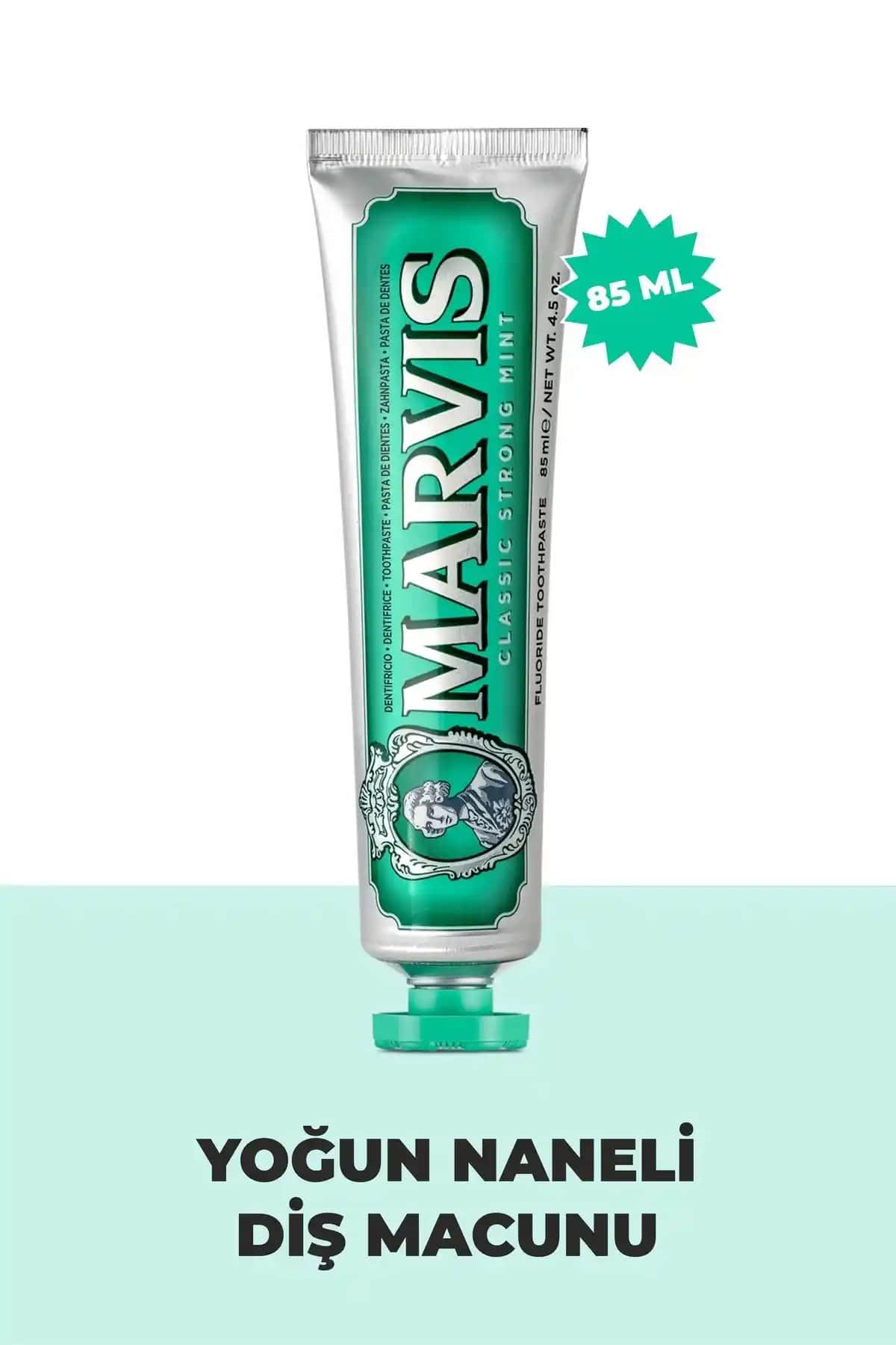 Marvis Klasik Ekstra Naneli ve Whitening Mint Diş Macunu Karşılaştırması
