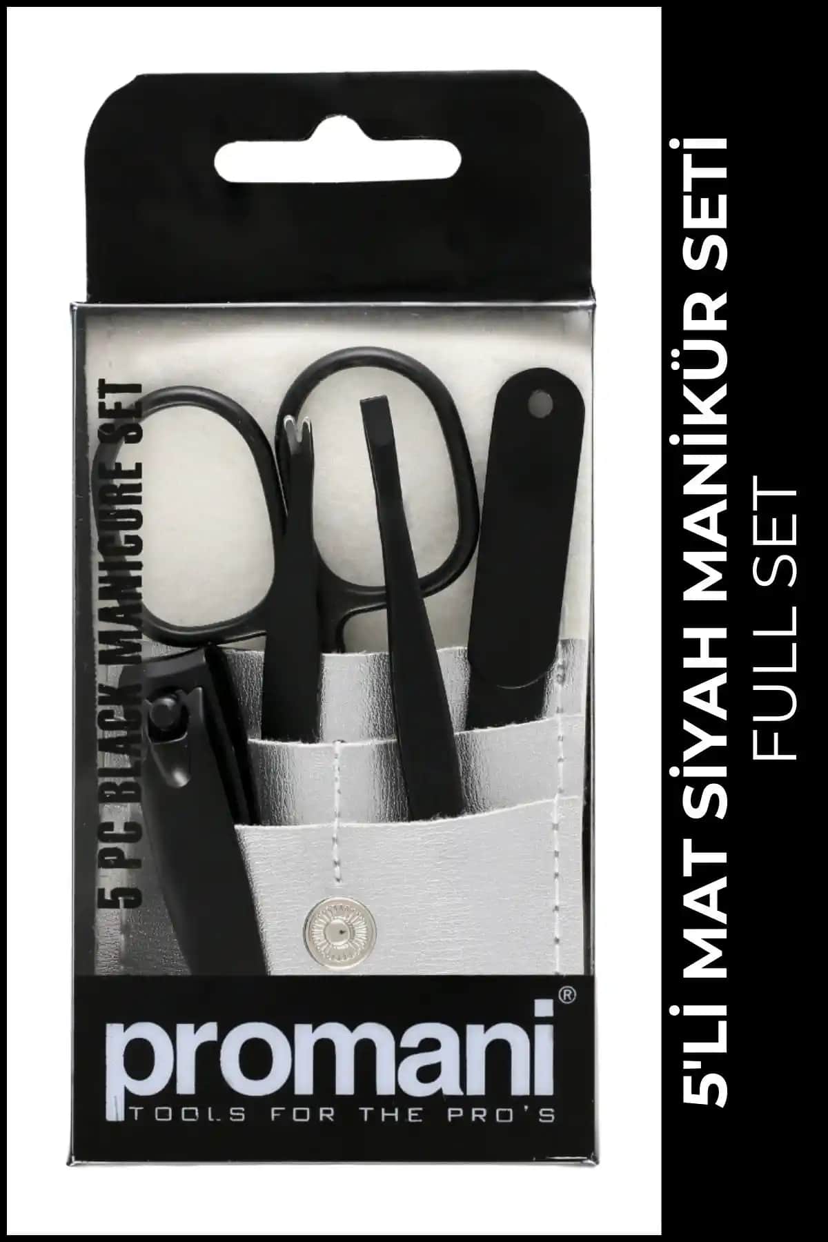 Promani 5'li Manikür Seti PR-115 Şık Tasarım ve Çok Yönlü Kullanım İmkanıyla