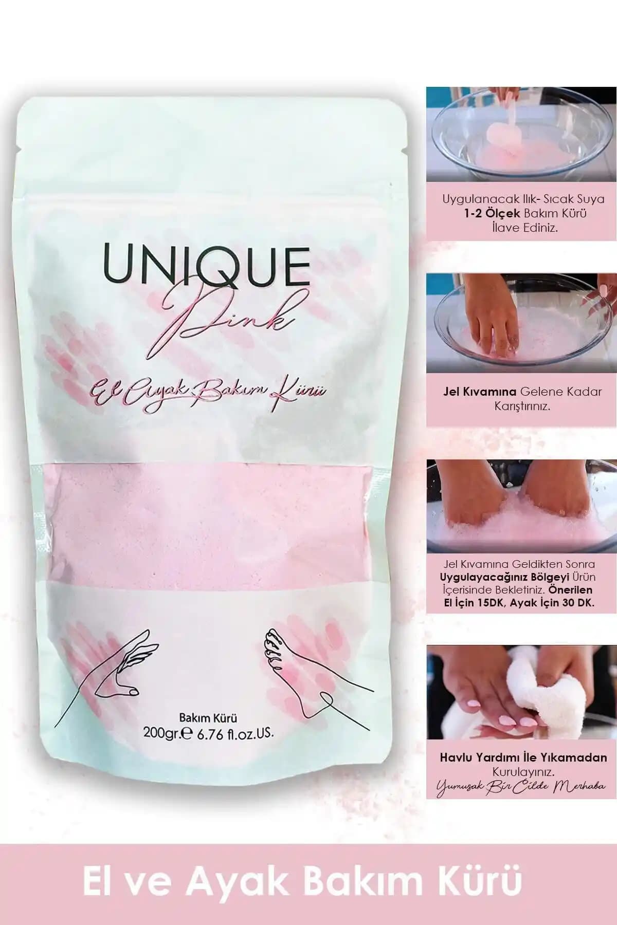 Unique Pink Yoğun Nemlendirici ve Anti-Stres El ve Ayak Bakım Kürü Ürün Özellikleri ve Faydaları