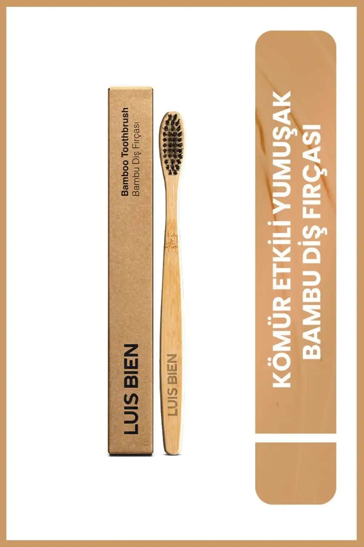 Luis Bien Bambu Diş Fırçası Kömür Etkili ve Doğal Malzemelerle Sürdürülebilir Ağız Bakımı