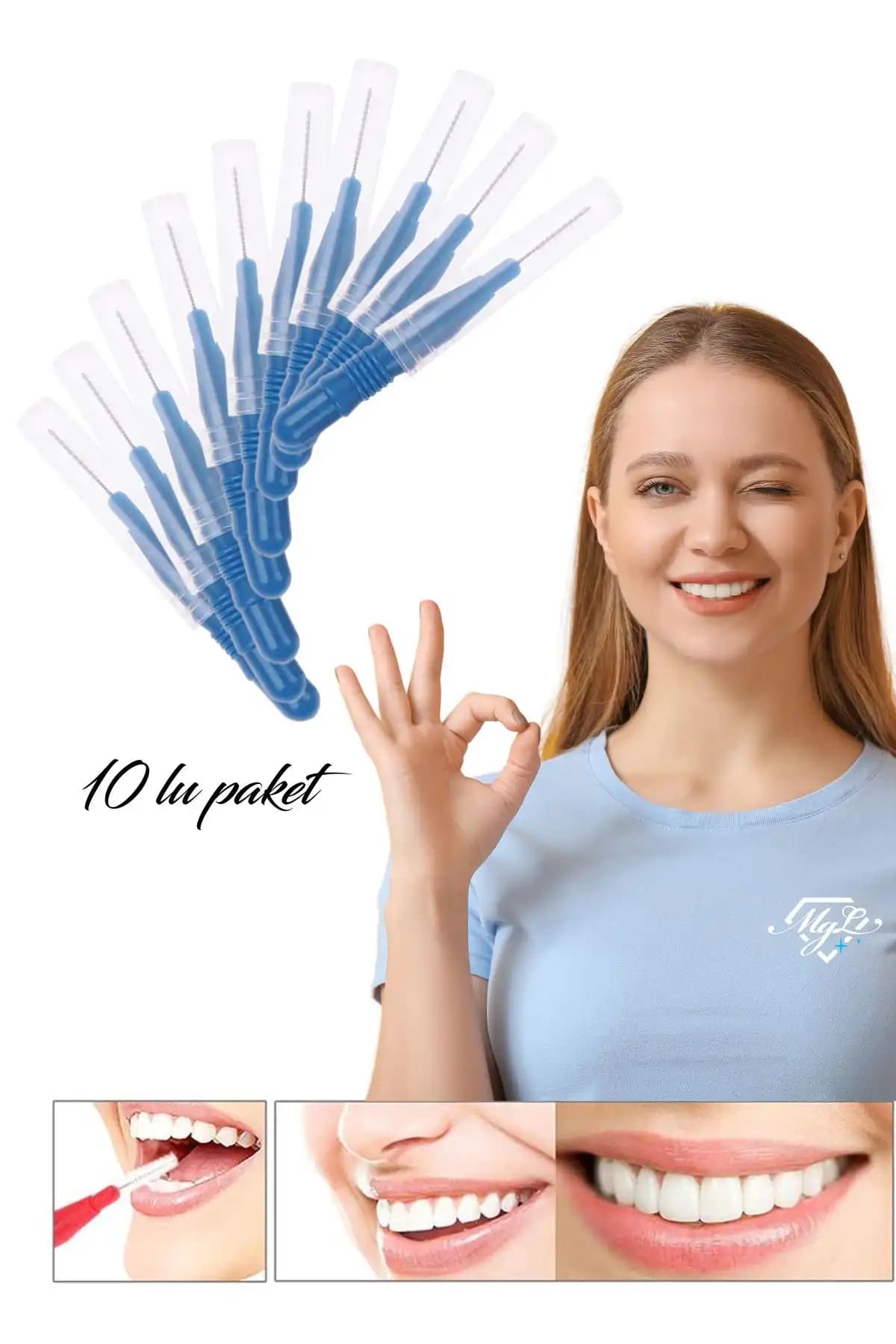 Magic Lash 10 Lü Arayüz Fırçası: Hassas ve Etkili Diş Arası Temizliği İçin Uygun