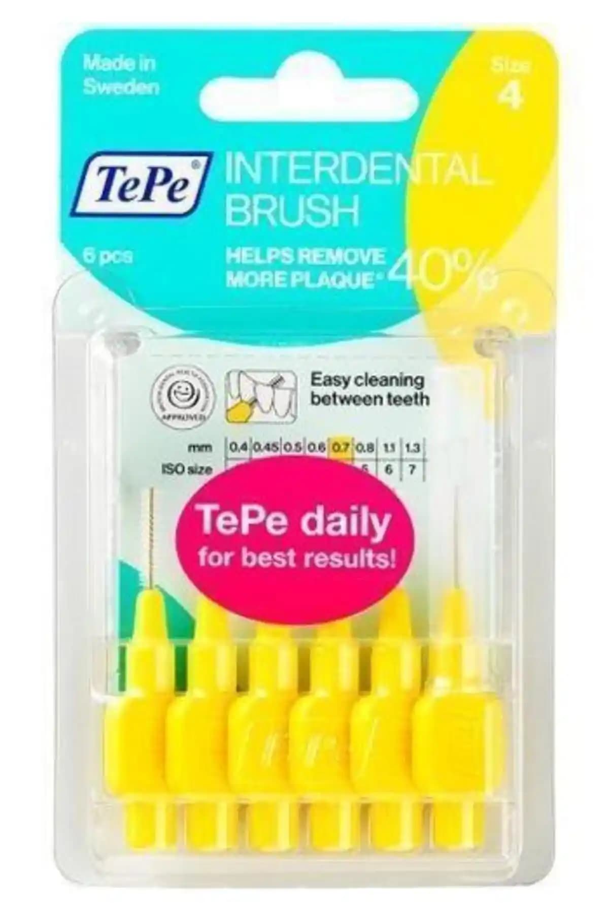 TePe Arayüz Diş Arası Fırçası 0.7mm Sarı: Hassas dişler ve teller için etkili temizlik çözümü