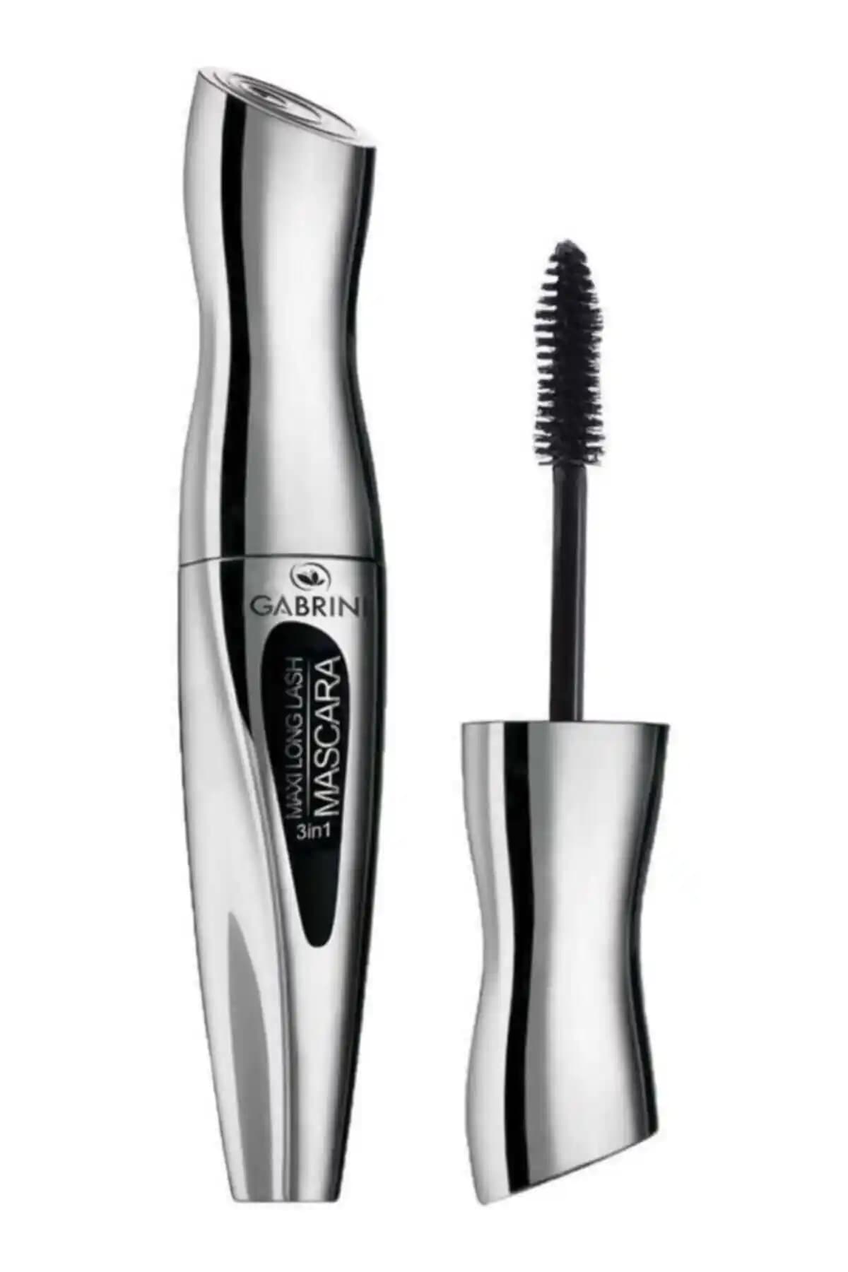 Gabrini Yüksek Suya Dayanıklılık Silver Serisi 3'ü 1 Arada Maxi Volume Maskara