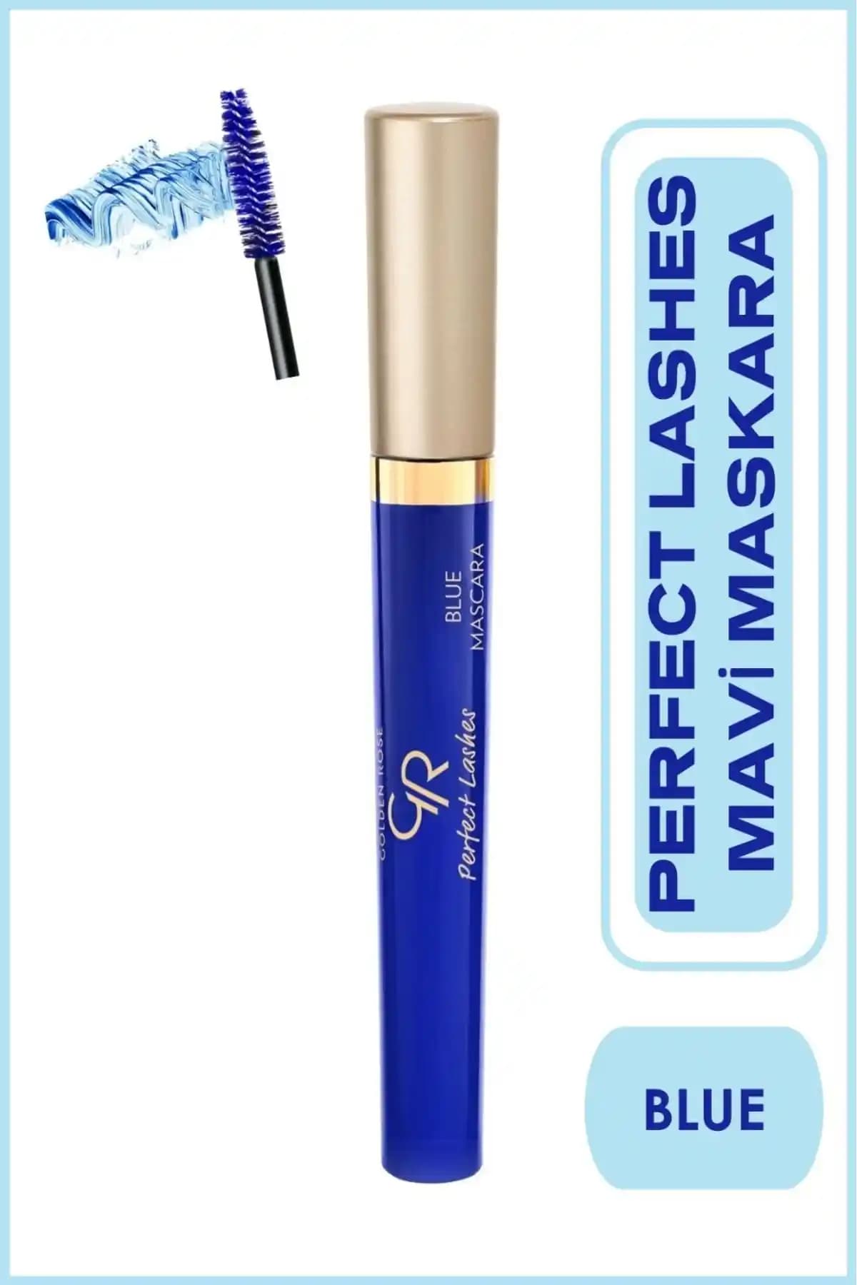 Golden Rose Perfect Lashes Blue Maskara: Canlı Mavi Renk ve Hacim Sağlayan Kirpik Maskarası