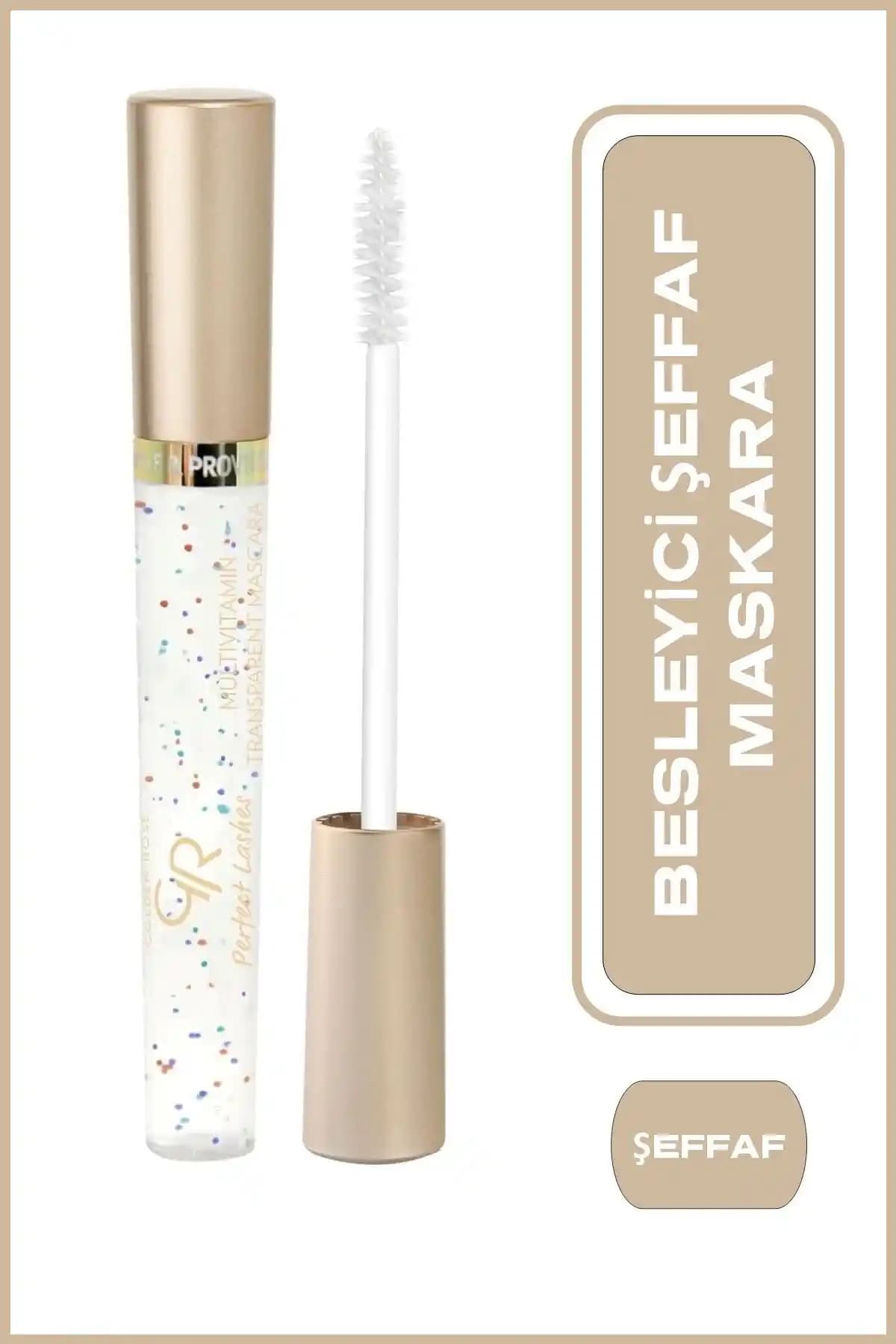 Golden Rose Perfect Lashes Multivitamin Şeffaf Maskara Doğal ve Bakımlı Kirpikler İçin Türkiye Menşei
