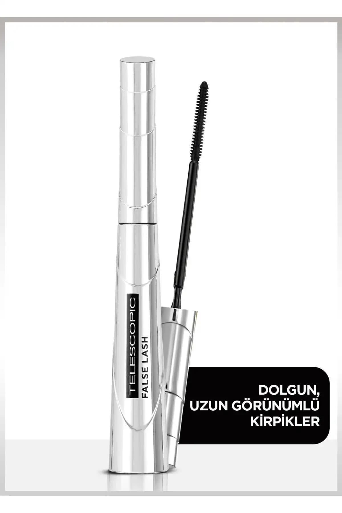 L'Oréal Paris False Lash Telescopic Fiber Siyah Maskara - Uzun ve Dolgun Kirpikler İçin