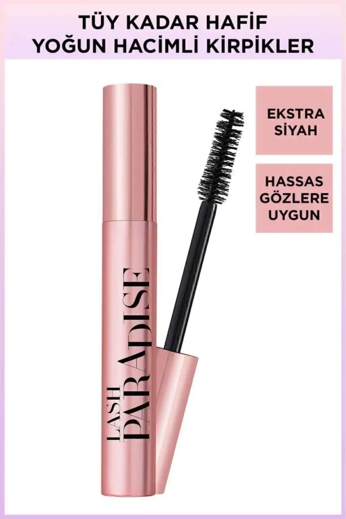 L'Oreal Paris Lash Paradise Intense Black Maskara: Hacim ve Uzunluk Sağlayan Güçlü Formül