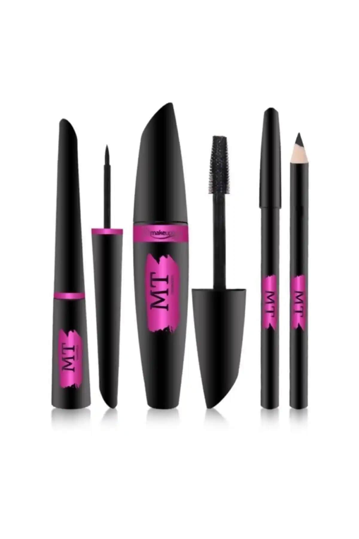 Makeuptime 3'lü Göz Makyaj Seti: Rimel ve Göz Kalemi ile Şıklık ve Dayanıklılık