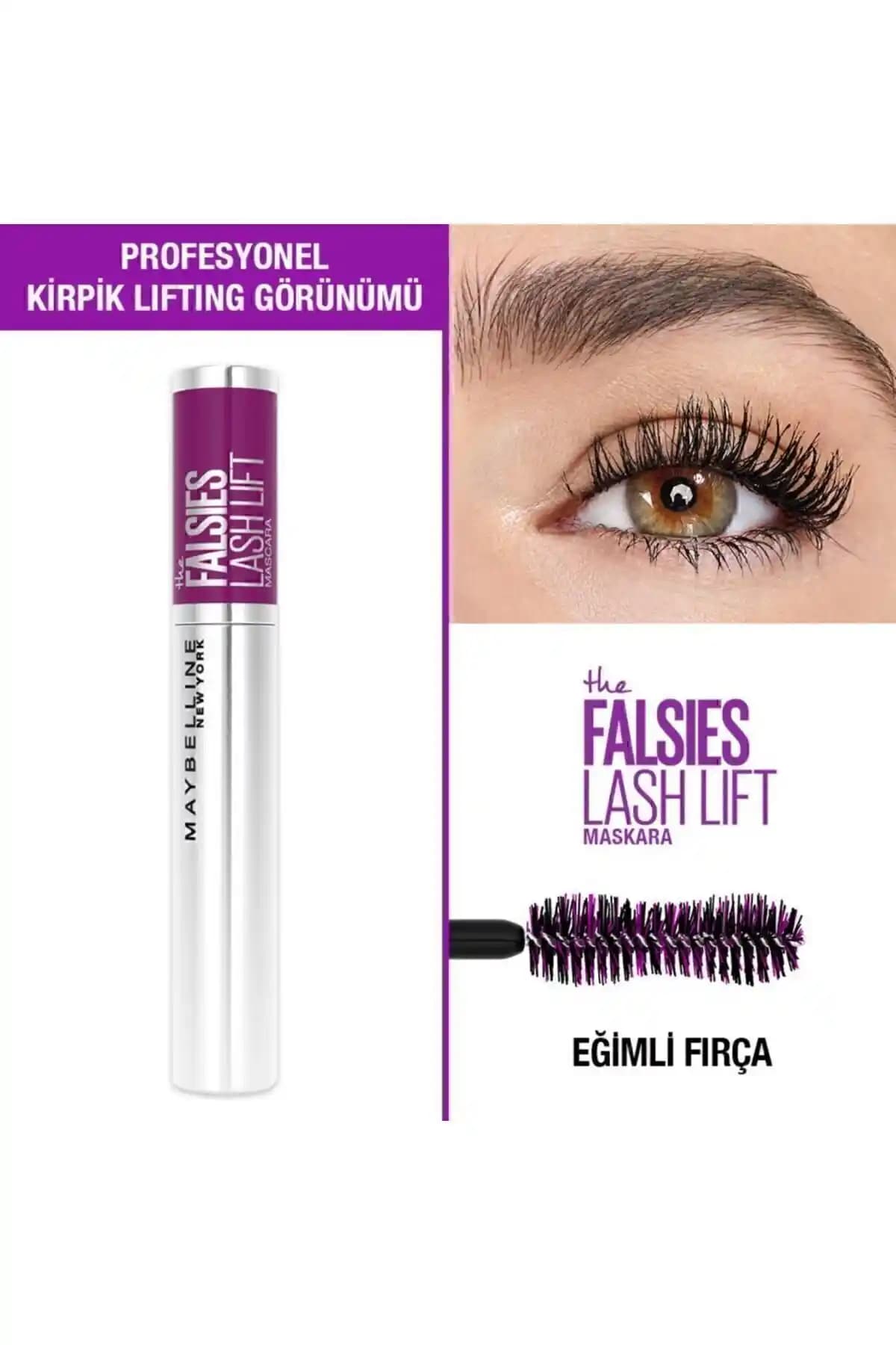 Maybelline New York Falsies Lash Lift Siyah Maskara Hacim ve Uzunluk Sağlar