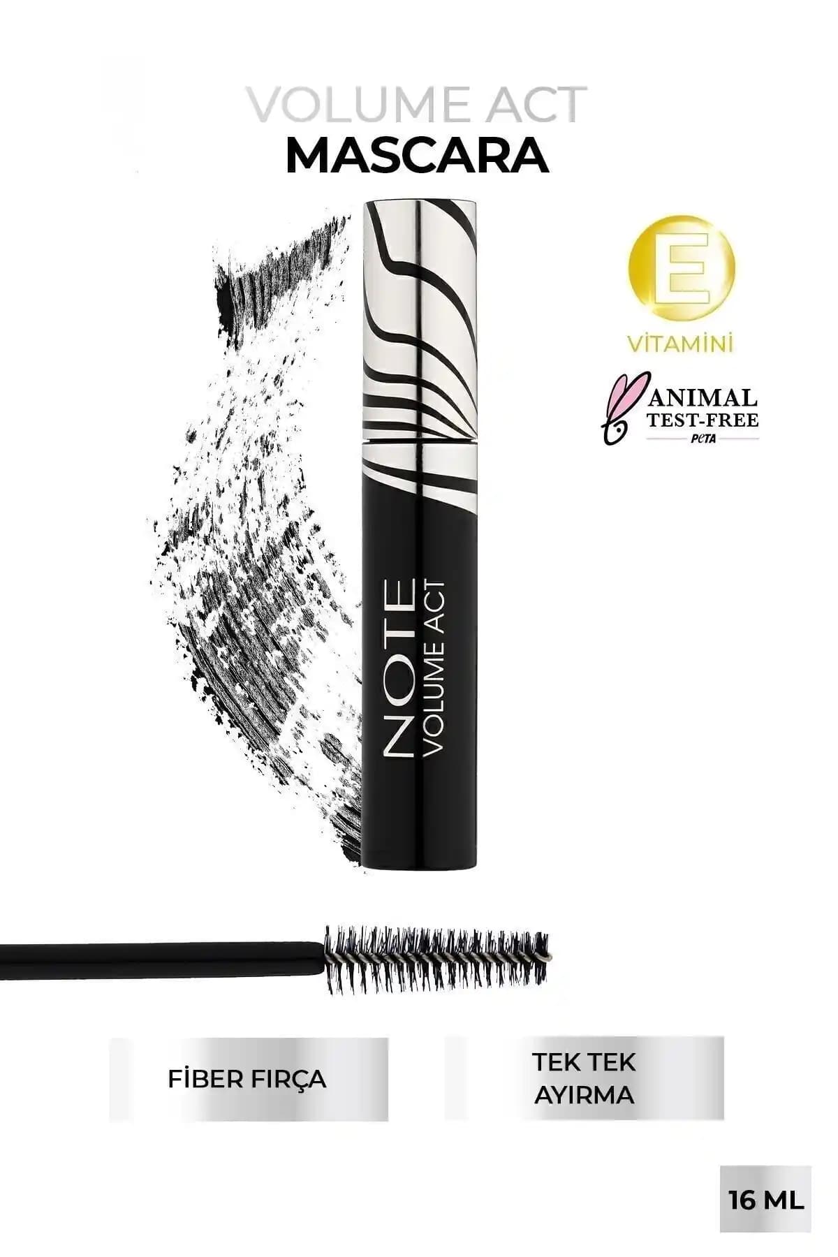 Note Cosmetics Volume Act Maskara: Hacim ve Uzunluk Sağlayan Doğal Kirpik Maskarası