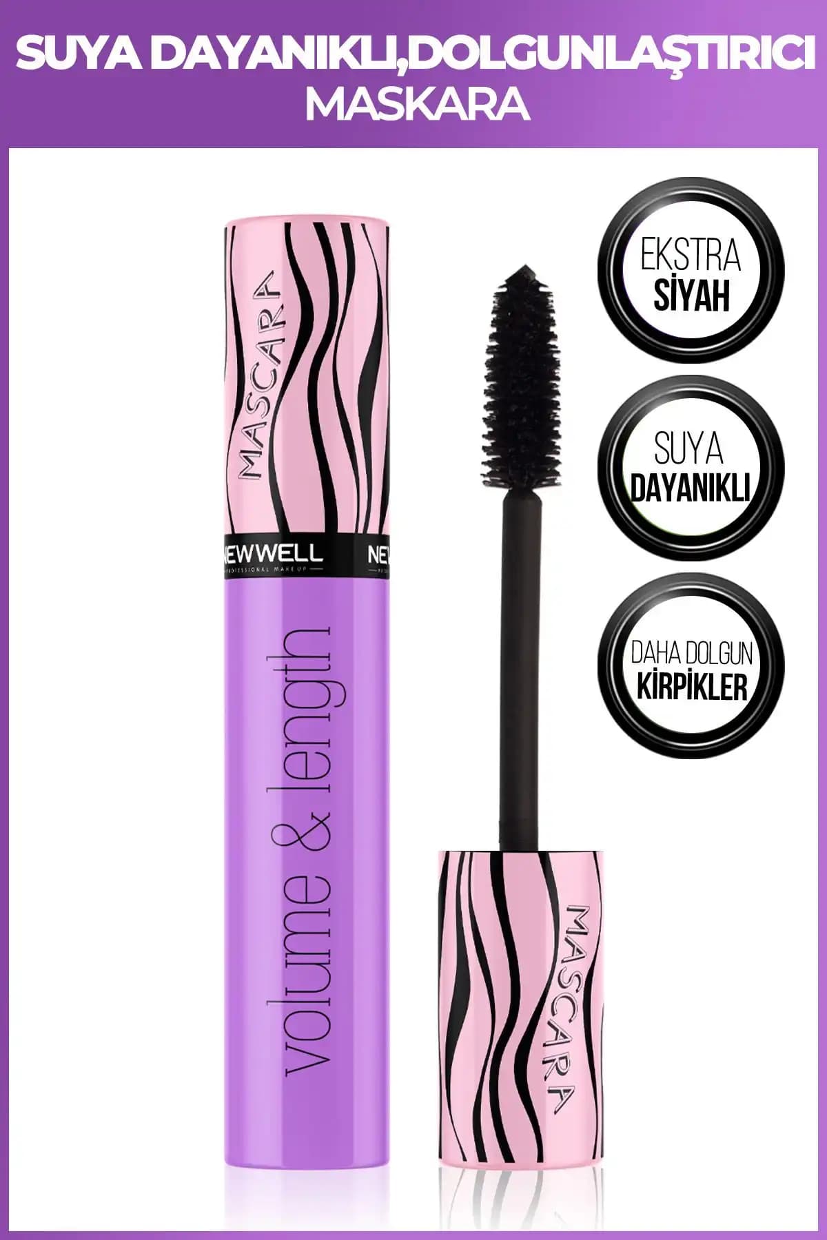 Well Volume & Length Maskara ile Doğal ve Uzun Kirpiklere Ulaşın