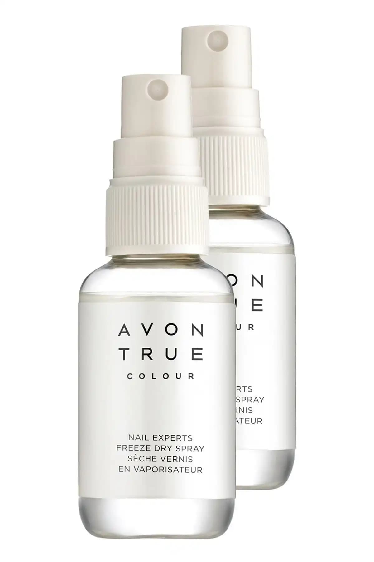 Avon True Colour Tırnak Cilası Kurutucu Sprey 50 Ml İkili Set Hızlı ve Güvenli Tırnak Bakımı