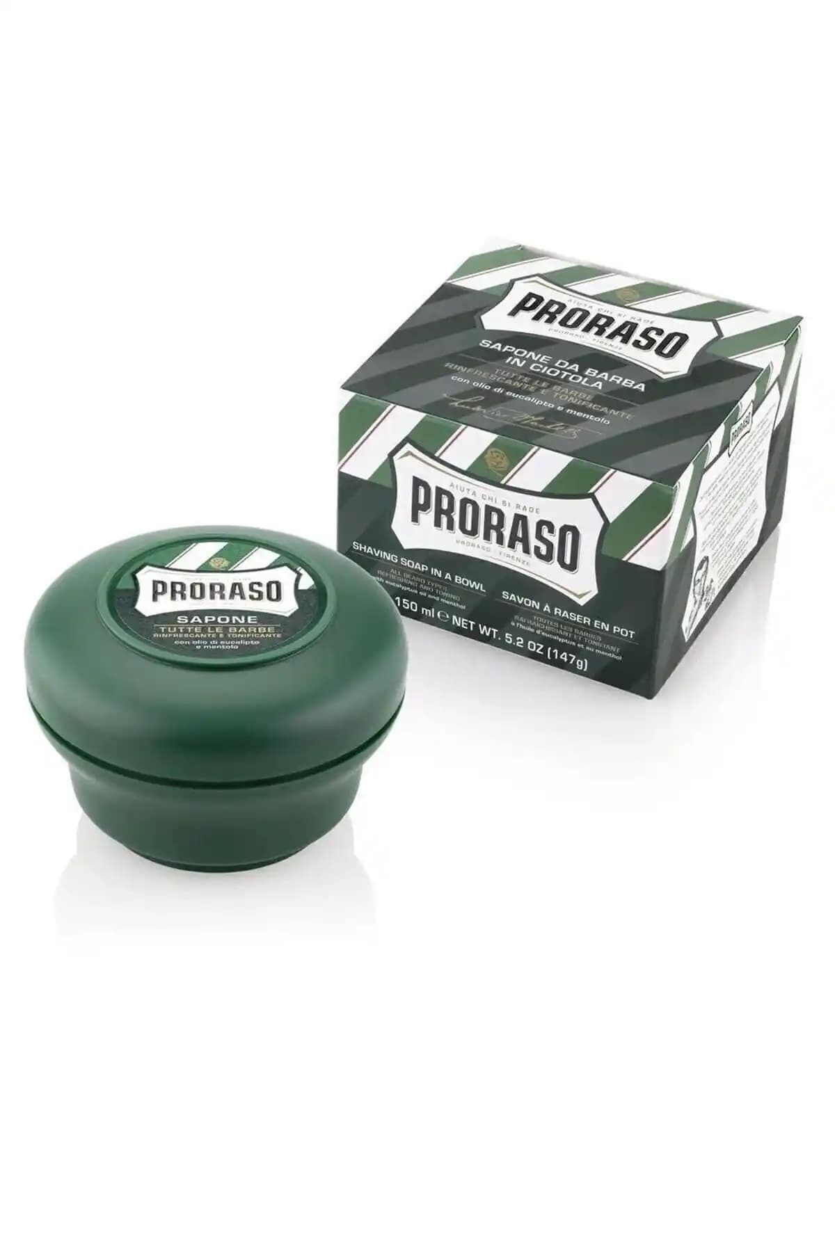 Proraso Tıraş Sabunu Karşılaştırması: Okaliptüs Mentol ve Sandal Ağacı Shea Özlü ürünler