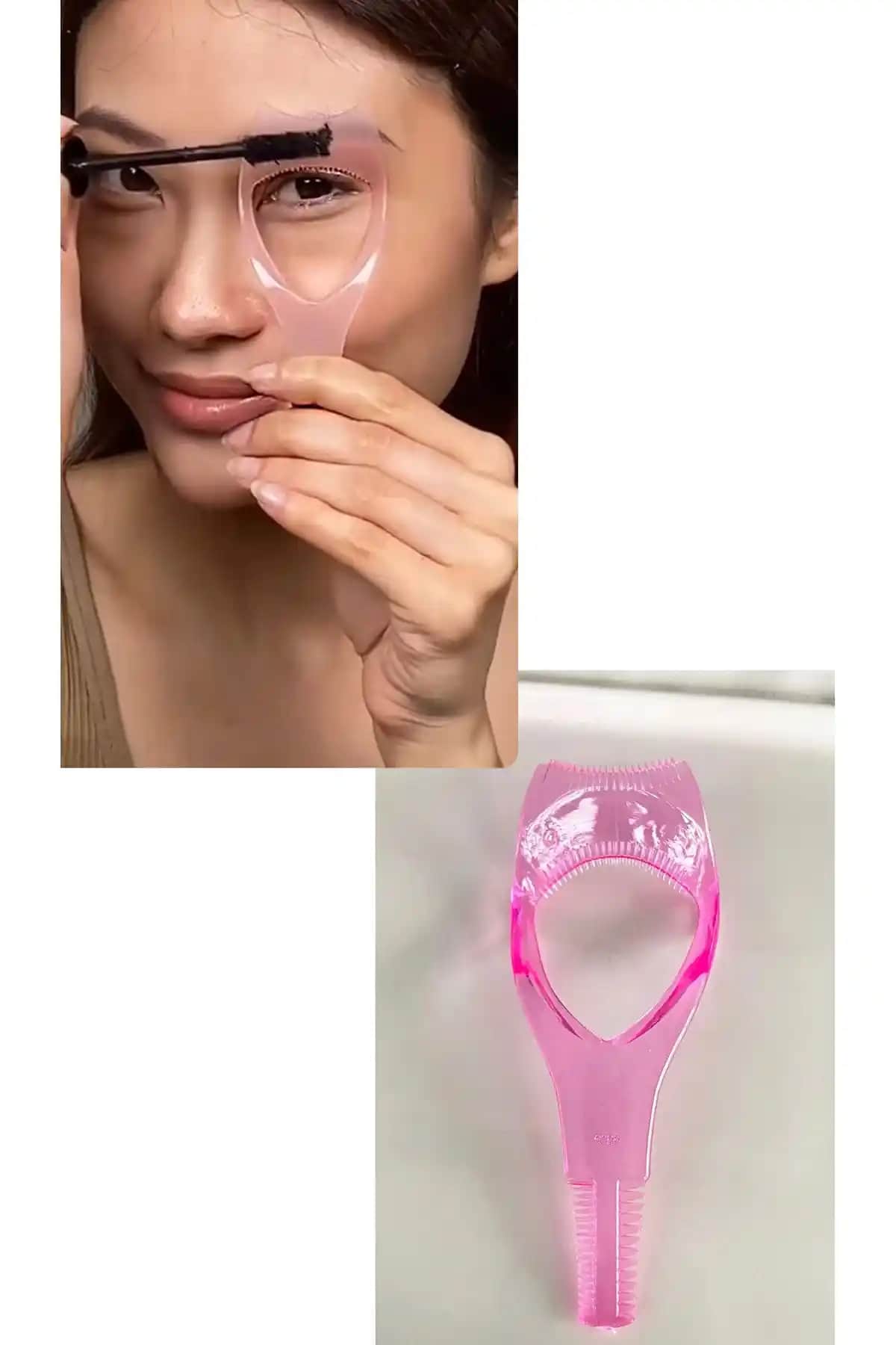 Takıştır Alt ve Üst Kirpik Rimel Sürme Aparatı ile Pratik ve Hacimli Kirpikler