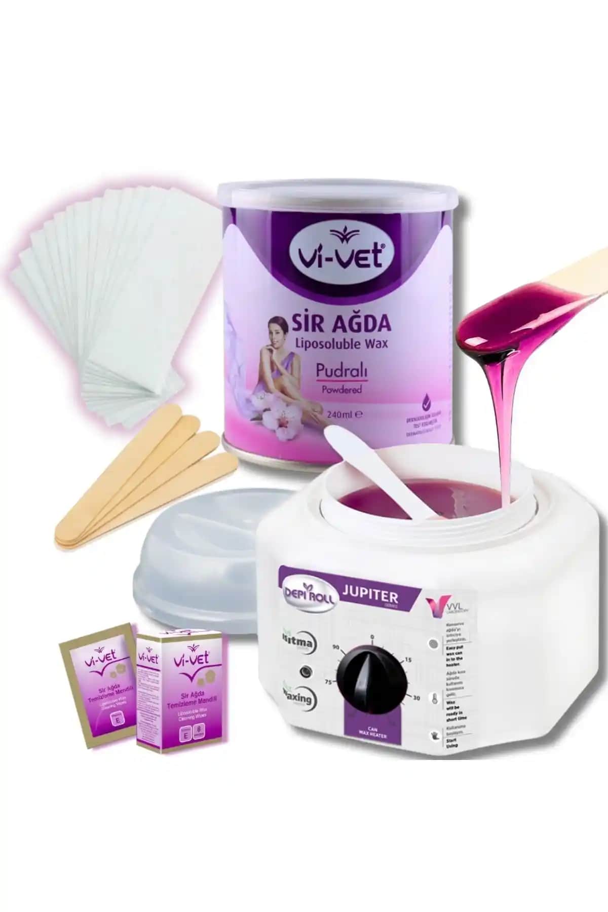 Vivol 2 Yıl Garantili Depirol Makine ve Ağda Temizleme Seti ile Profesyonel Epilasyon Deneyimi