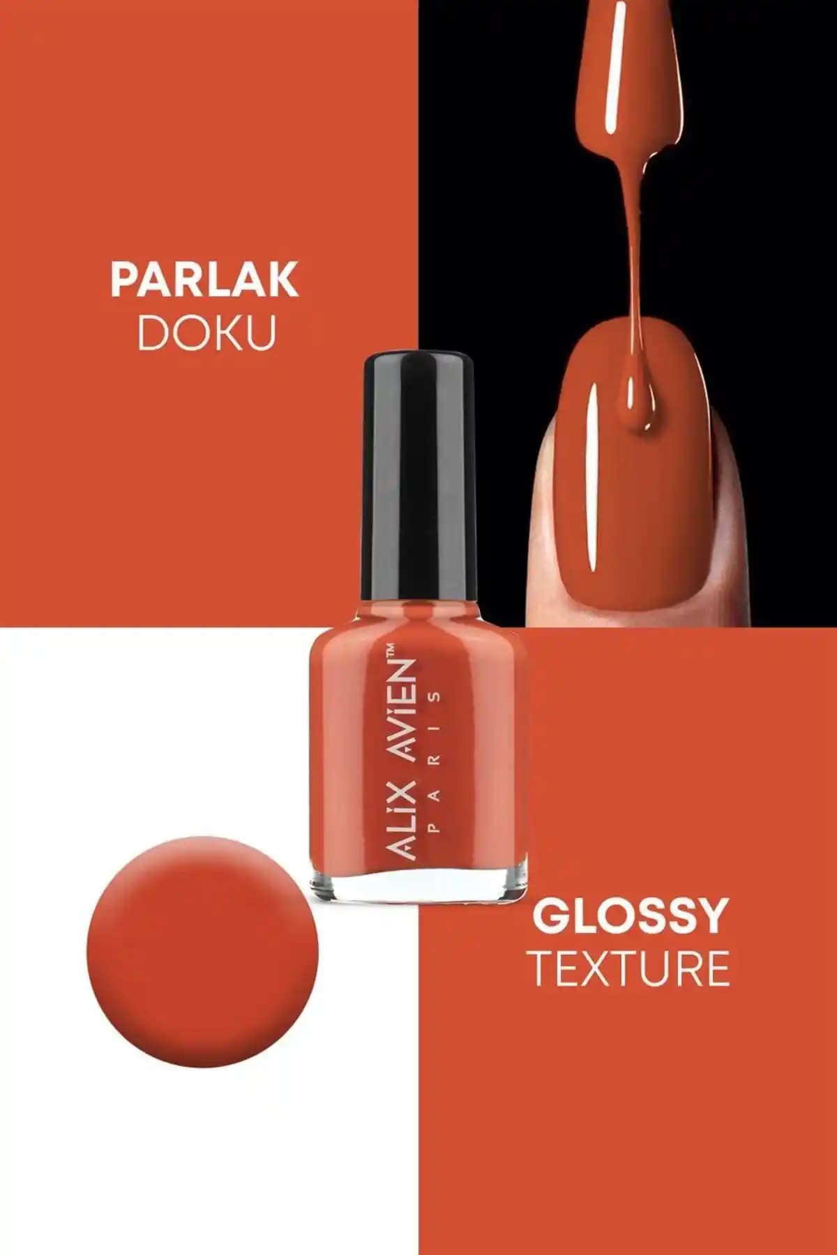 Alix Avien Turuncu Oje 45: Yüksek Parlaklık ve Uzun Süreli Dayanıklılık Özelliğiyle Öne Çıkan Ürün