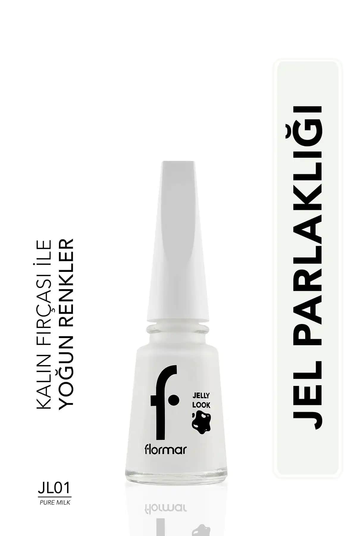 Flormar Jelly Look Nail Oje Saf Süt Rengi ile Günlük Şıklık ve Pratik Kullanım