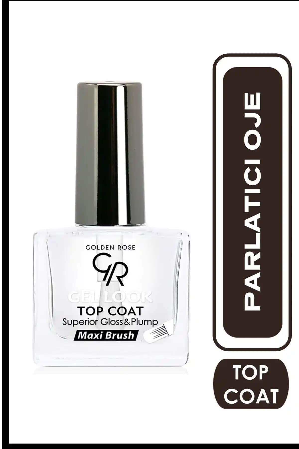 Golden Rose Gel Look Top Coat ile Tırnaklarınızda Profesyonel Parlaklık ve Uzun Dayanıklılık