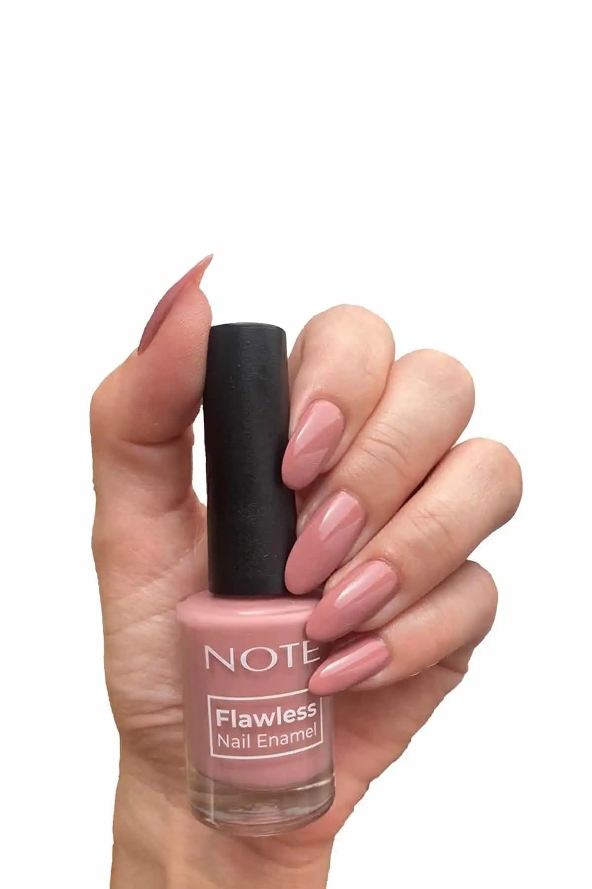 Note Cosmetics Nail Flawless Oje 77 Rose Nude - Doğal ve Kalıcı Renk Seçeneği