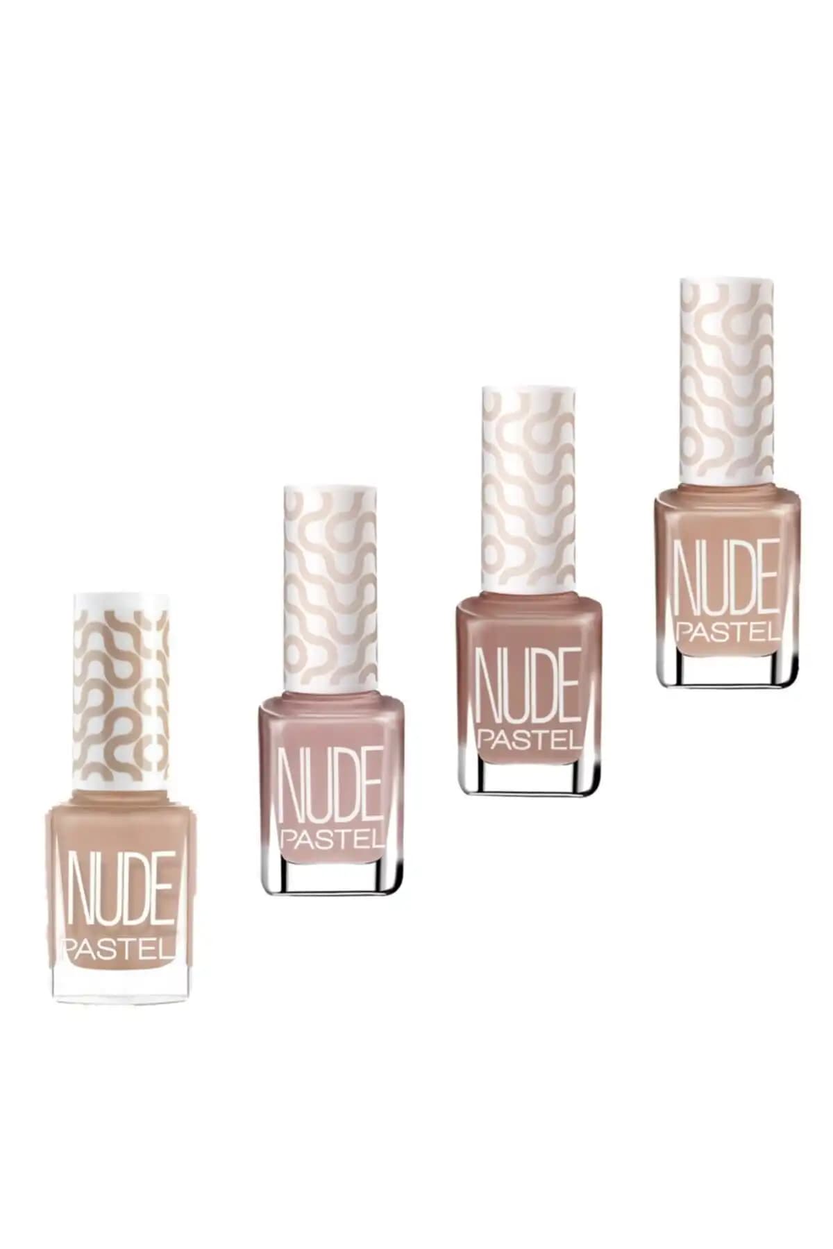 Pastel Oje Nude 4'lü Set: Doğal ve Şık Tırnaklar İçin Günlük Kullanım Oje Seti