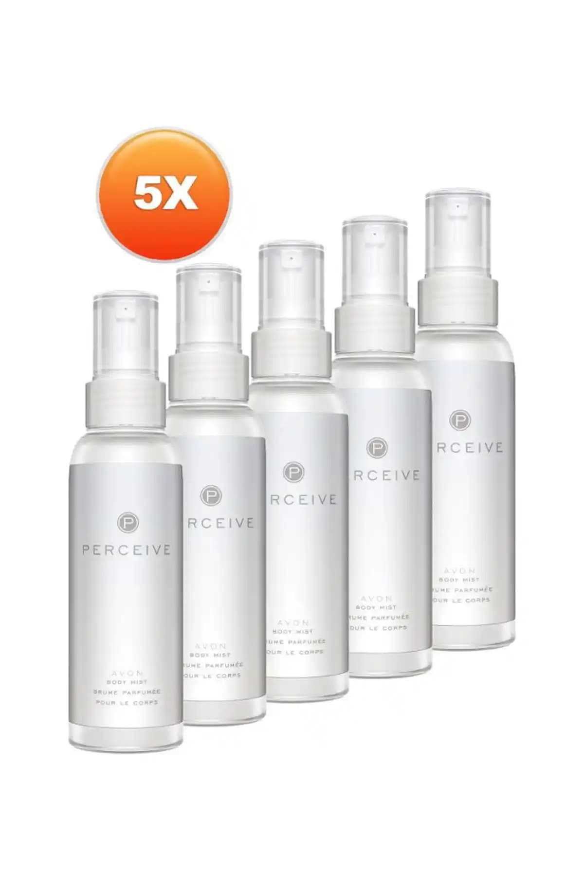 Avon Perceive Kadın Vücut Spreyi Beşli Seti Ferahlatıcı ve Çevre Dostu Tasarım