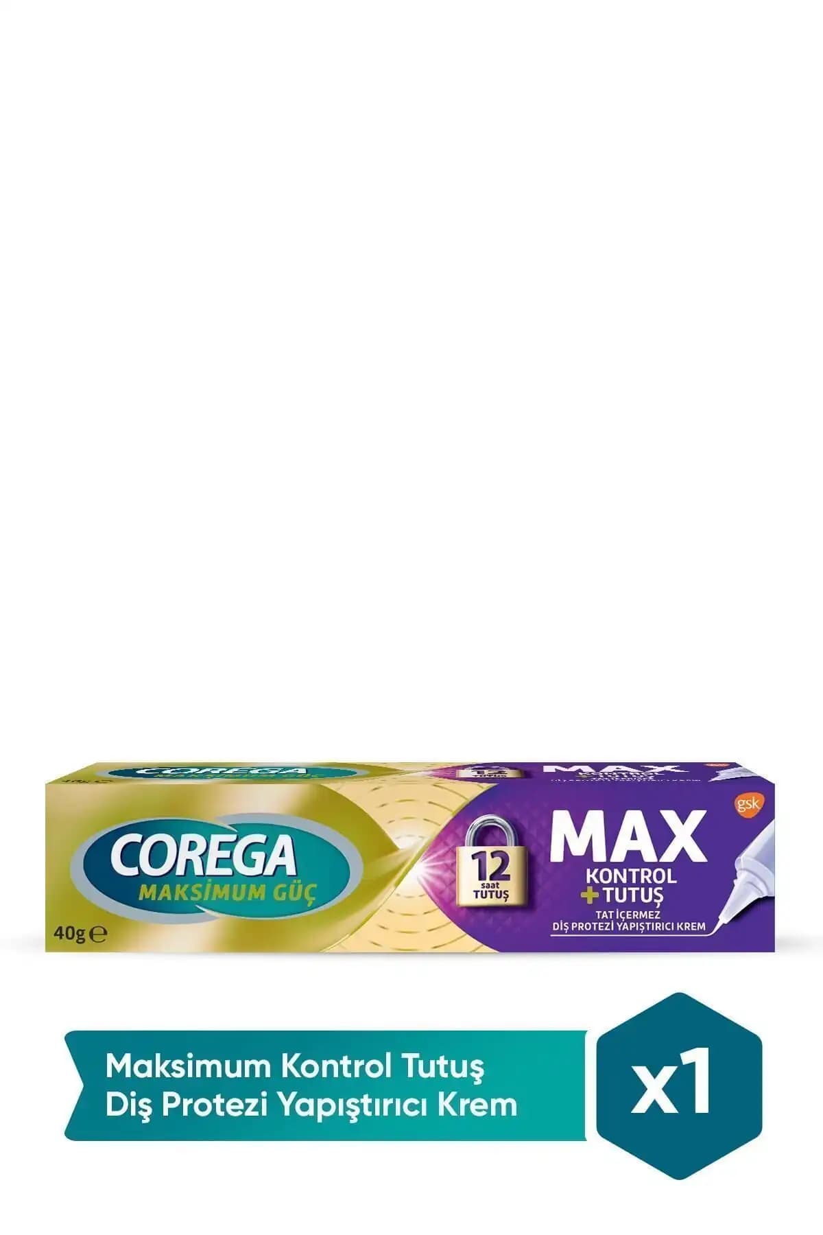 Corega Maksimum Kontrol Protez Yapıştırıcı Krem: Güvenli ve Uzun Süreli Tutuş Sağlayan Çözüm