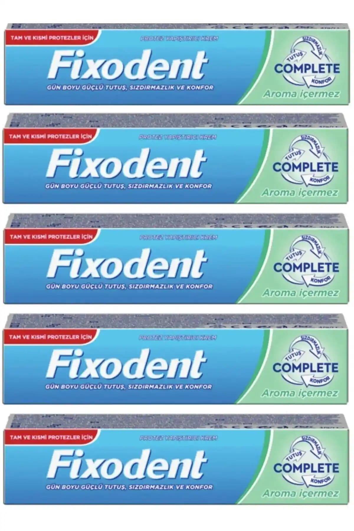 Fixodent Complete Aromasız Diş Protez Yapıştırıcı Güçlü Tutuş ve Kolay Uygulama