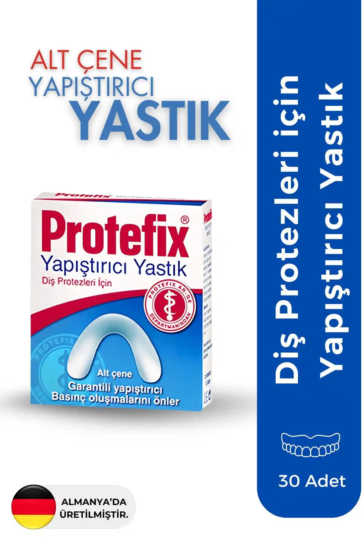 Protefix Alt Çene Yapıştırıcı Yastık: Güvenli ve Konforlu Diş Protezi Sabitleme Çözümü