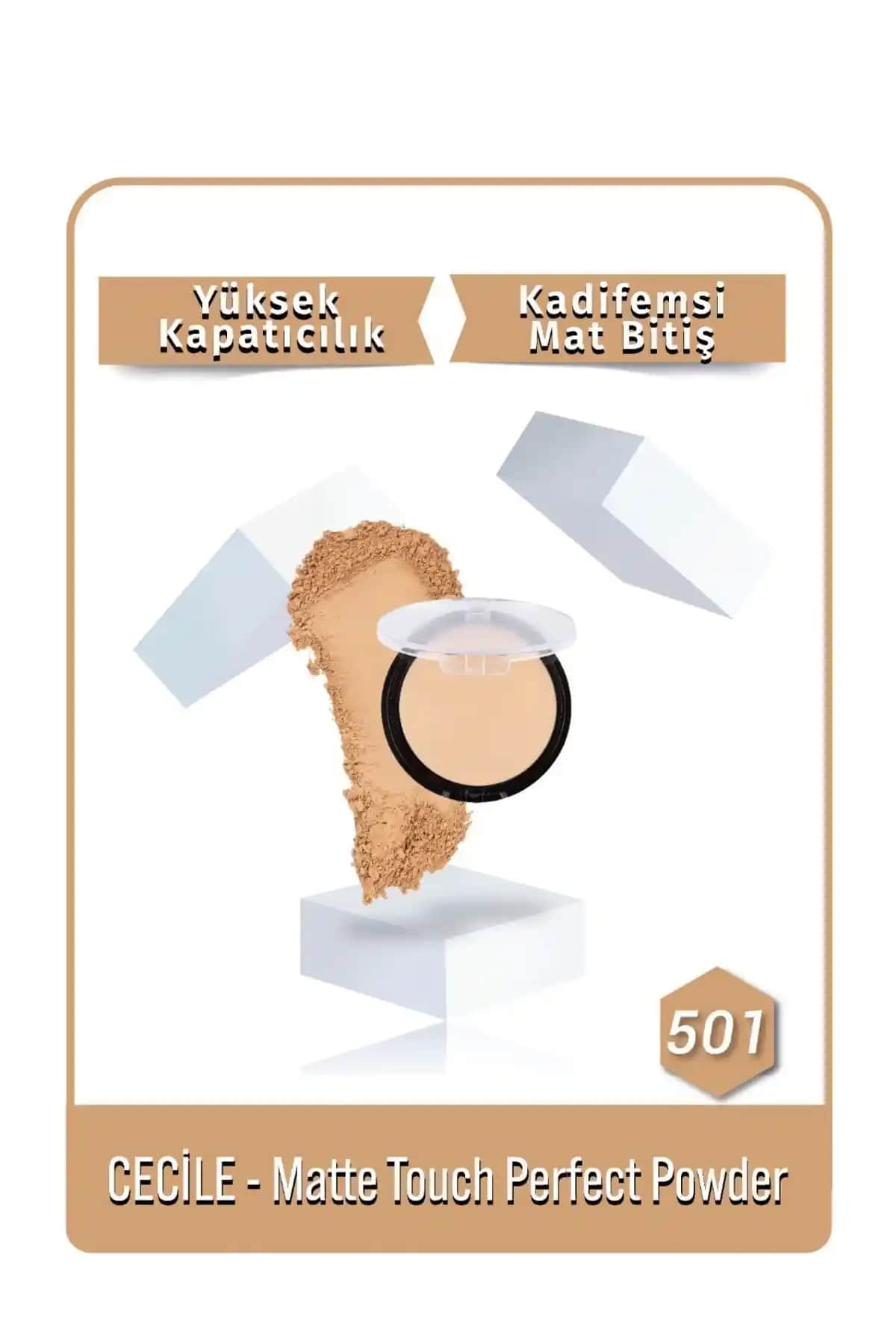 Cecile Matte Touch Perfect Power 501: Yüksek Kapatıcılı Kadifemsi Mat Fondöten Özellikleri