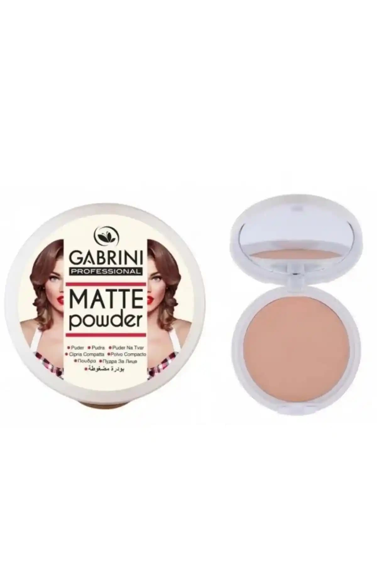 Gabrini Professional Matte Powder 02: Doğal ve Mat Görünüm Sağlayan Makyaj Toz Pudrası