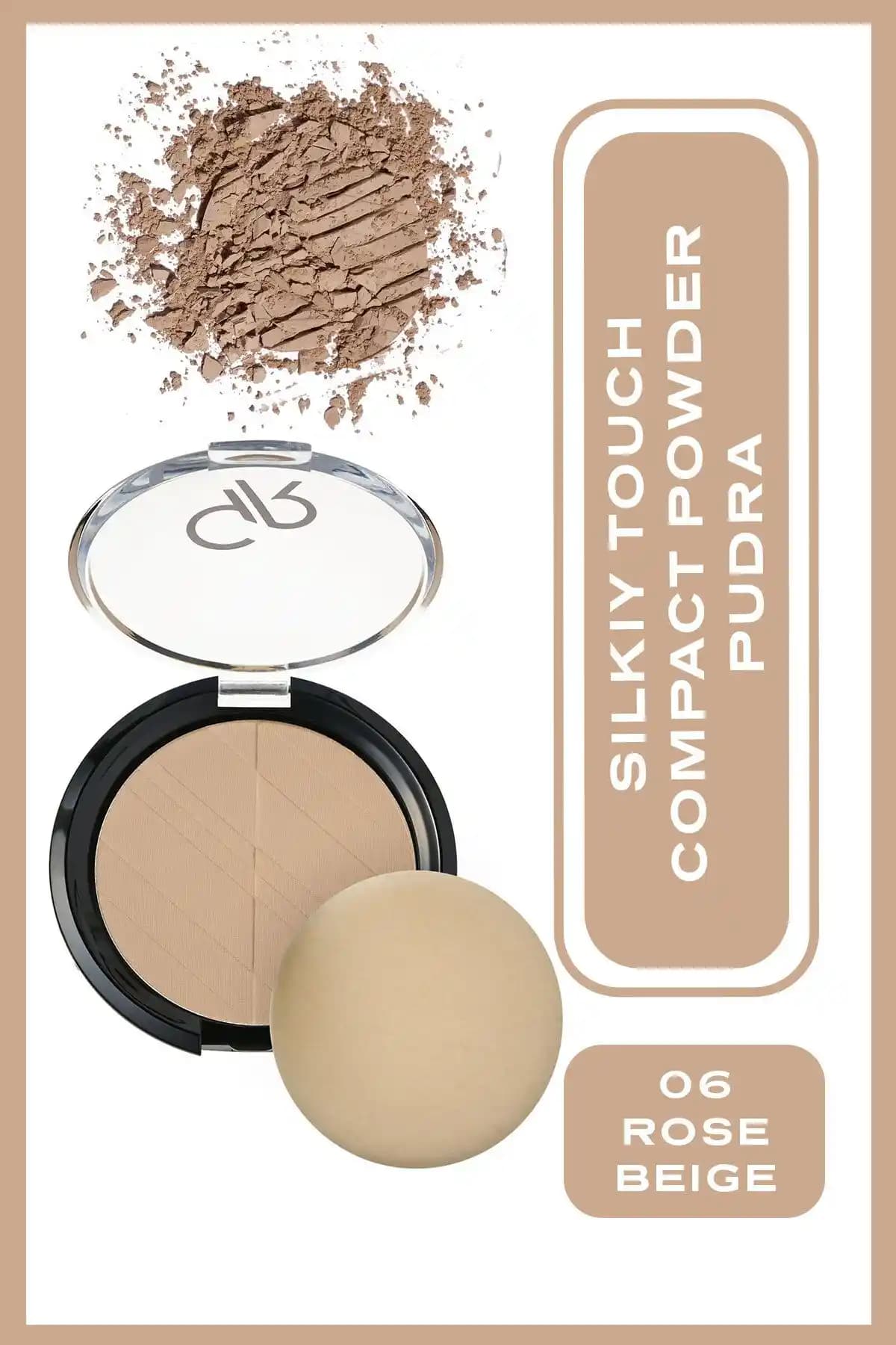 Golden Rose Silky Touch Compact Pudra: Doğal ve Mat Görünüm Sağlayan Makyaj Ürünü