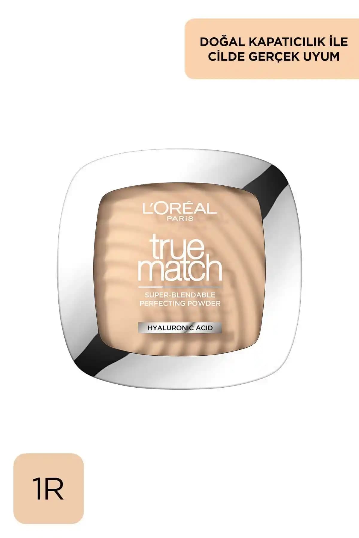 L'Oreal Paris True Match Pudra 1.R/1.C Rose Ivory: Doğal ve Mat Görünüm Sağlayan Makyaj Pudrası