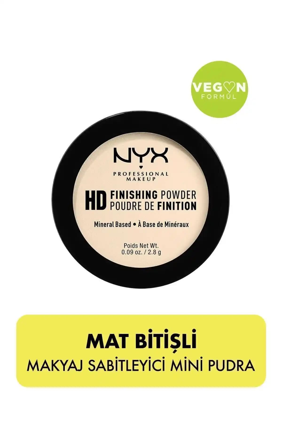 NYX Mini Transparan Pudra ile Doğal ve Kalıcı Makyaj Sonuçları Sağlayın