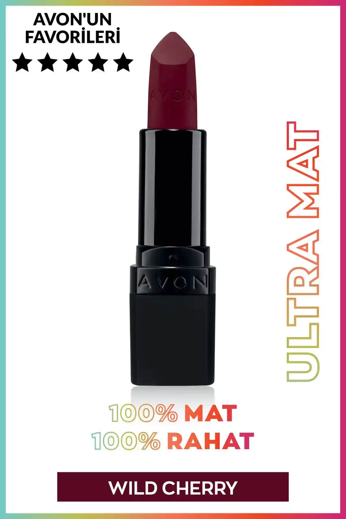 Avon Ultra Mat Wild Cherry Ruj ile Modern ve Şık Dudaklara Sahip Olmanın Yolu