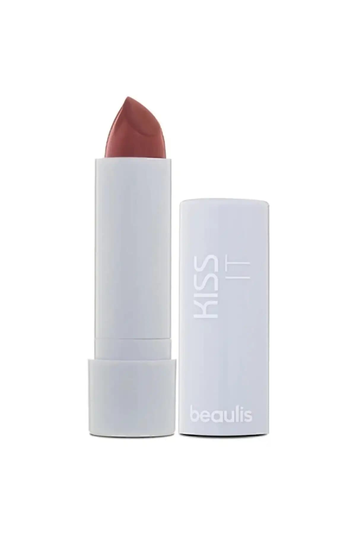 Beaulis Kiss It Mat Ruj 163 Ice Mocha: Kalıcı ve Şık Doğal Dudak Rengi