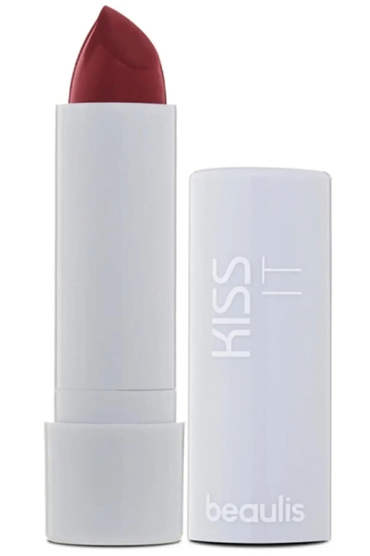 Beaulis Kiss It Mat Ruj 317: Kalıcı ve Organik Bordo Tonlarda Modern Ruj