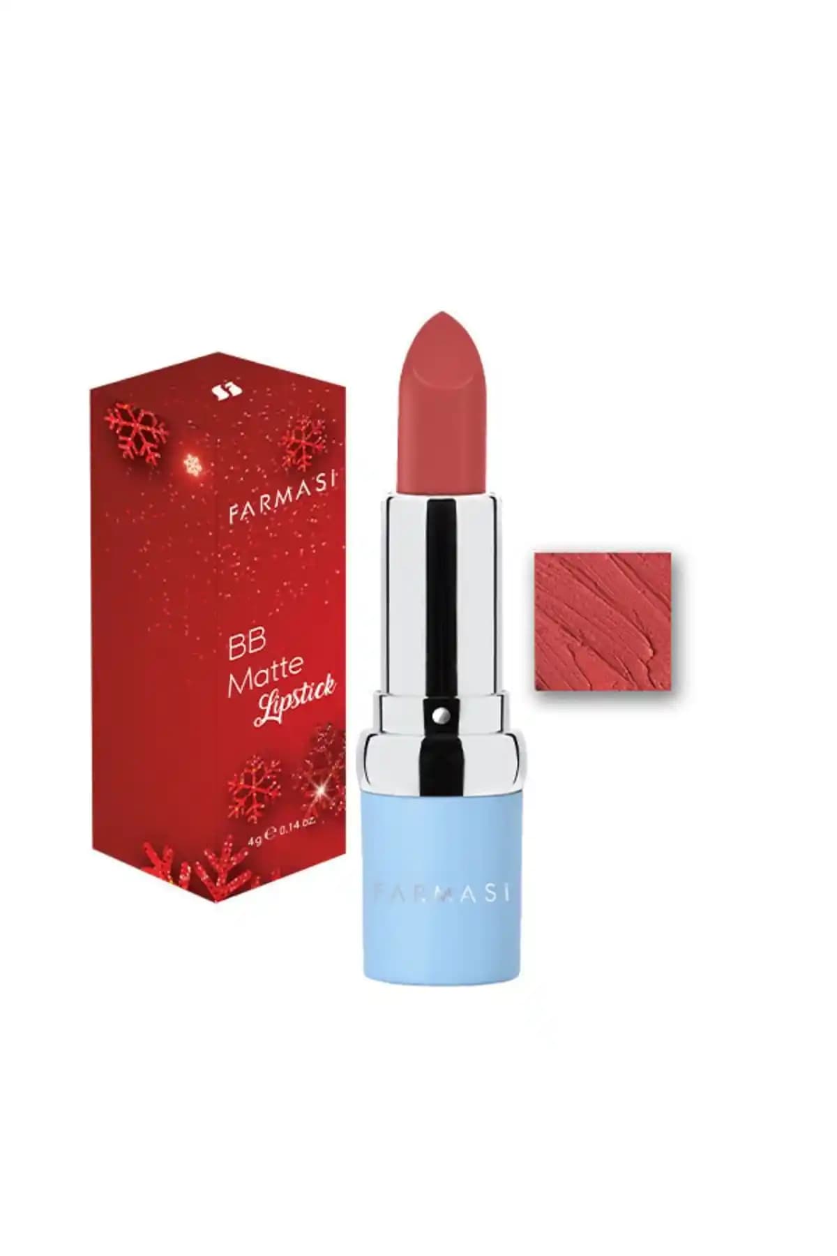 Farmasi BB Mat Ruj 01 Gıft Winter: Kalıcı, doğal ve şık dudak makyajı için ideal ürün