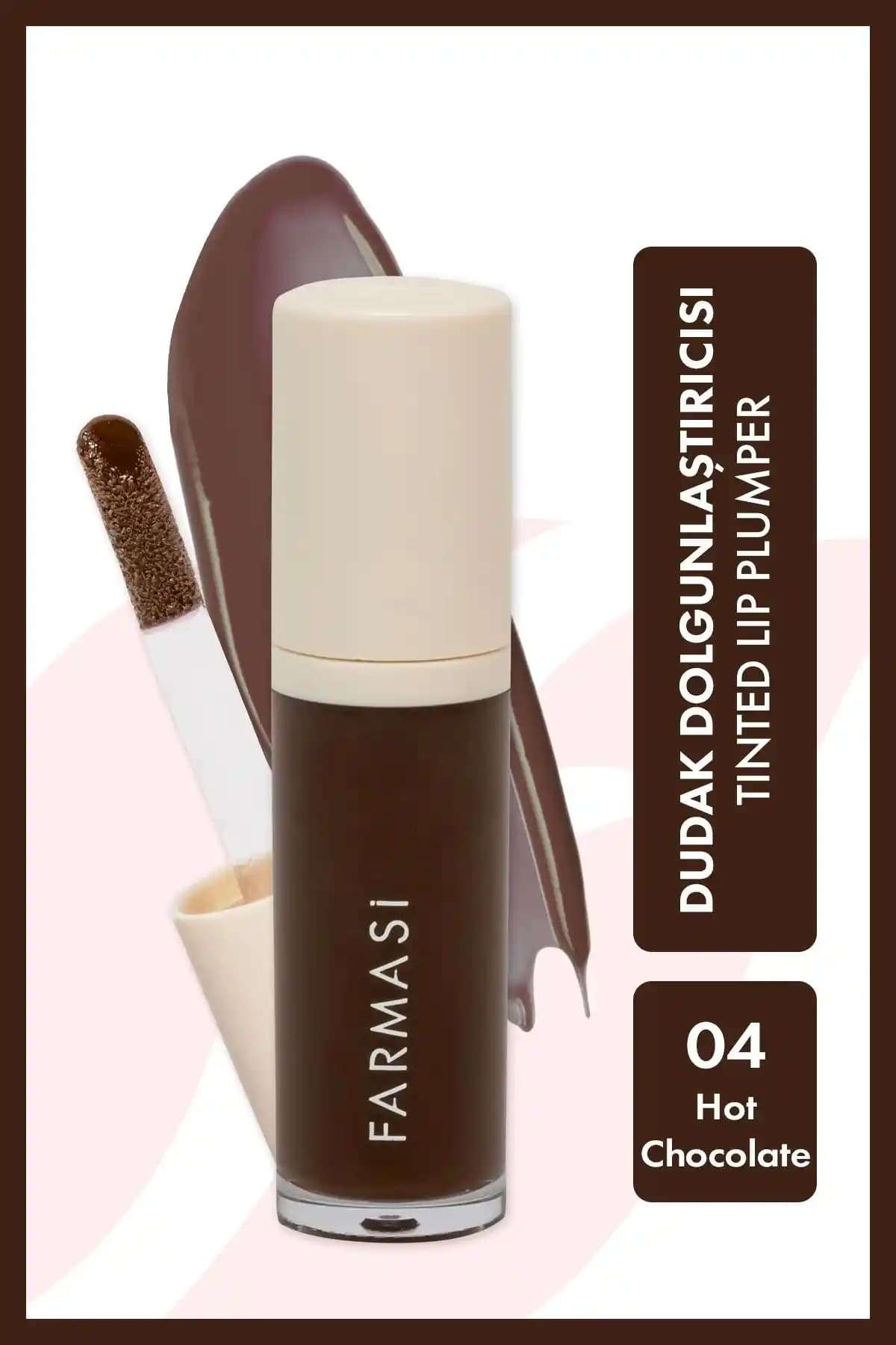 Farmasi Renkli Dudak Dolgunlaştırıcısı 04 Hot Chocolate - Doğal ve Parlak Dudaklar İçin