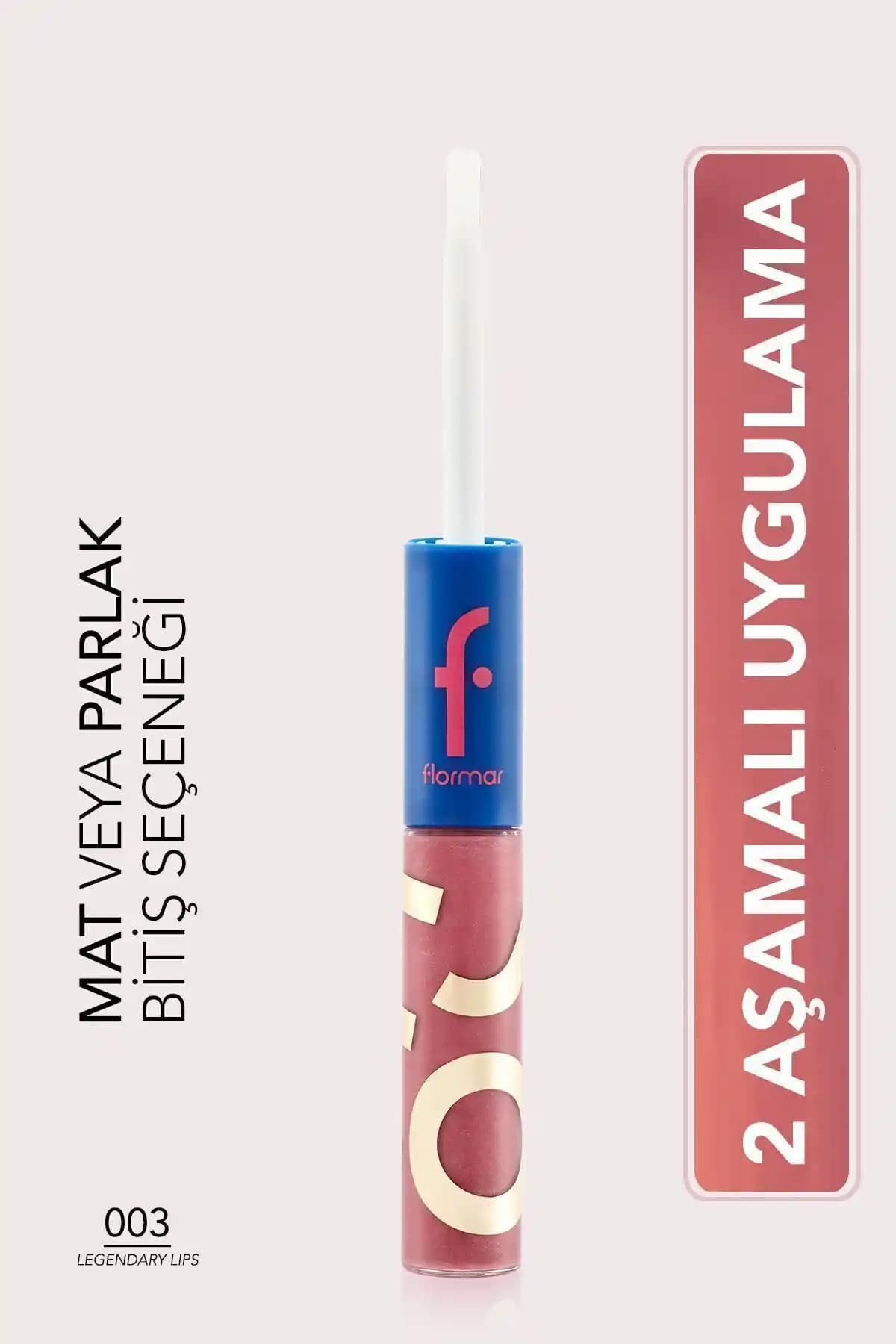 Flormar Parlatıcılı Mat Likit Ruj - Çok Yönlü Dudak Makyajı İçin Uygun