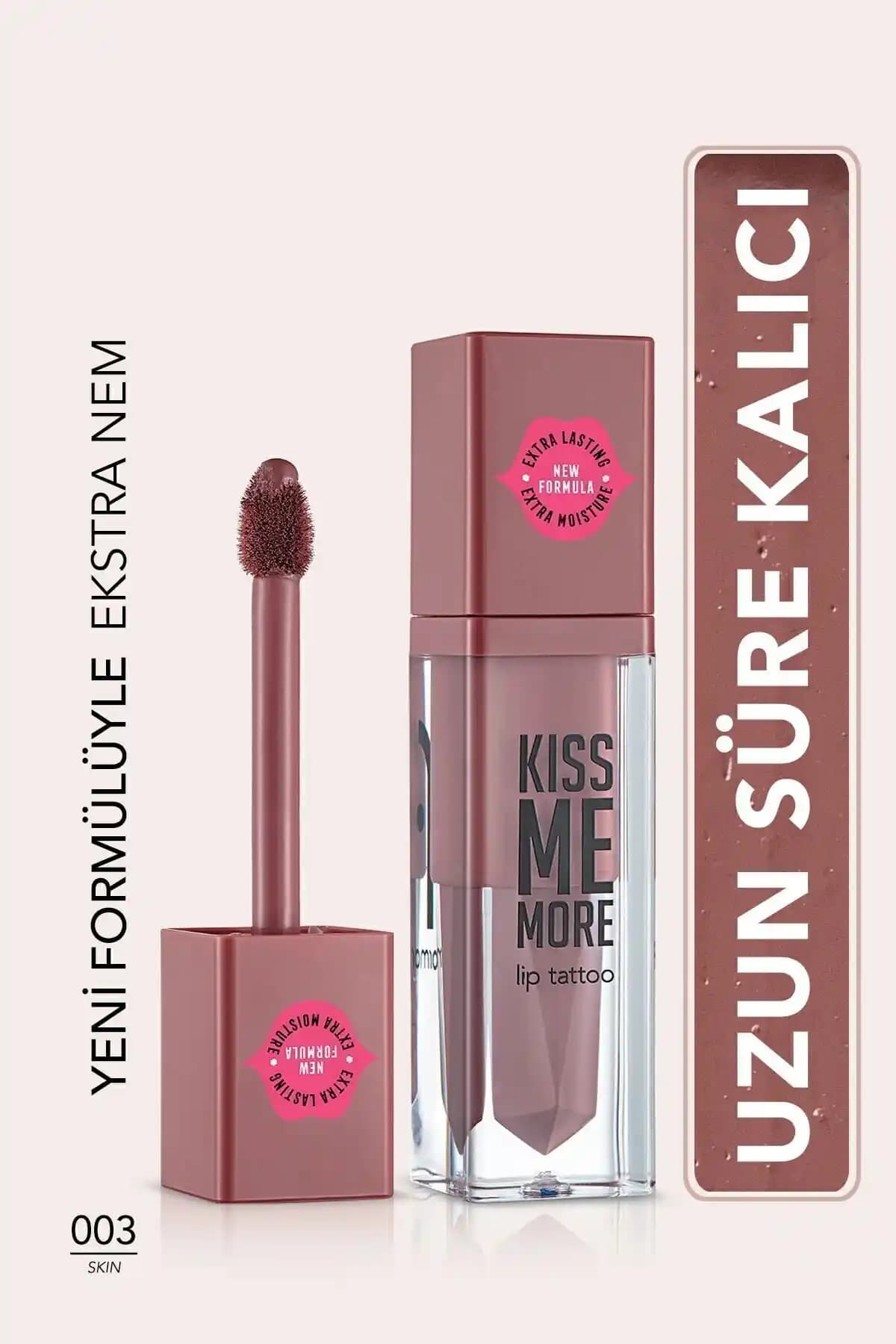 Flormar Uzun Süre Kalıcı Mat Ruj - Kiss Me More: Doğal Görünüm ve Kalıcılık Sağlayan Ürün