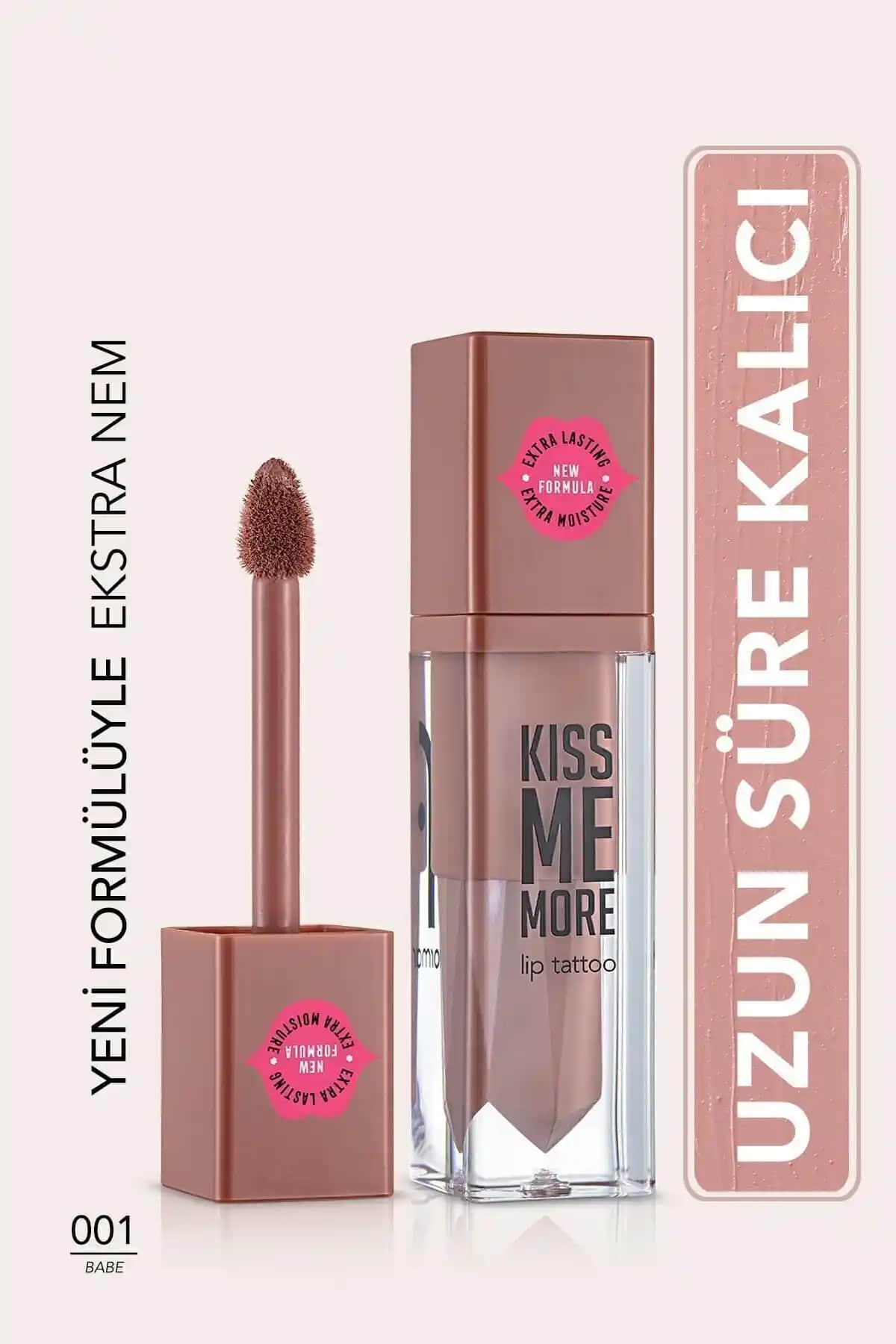 Flormar Uzun Süre Kalıcı Mat Ruj Kiss Me More ile doğal ve etkileyici dudaklar