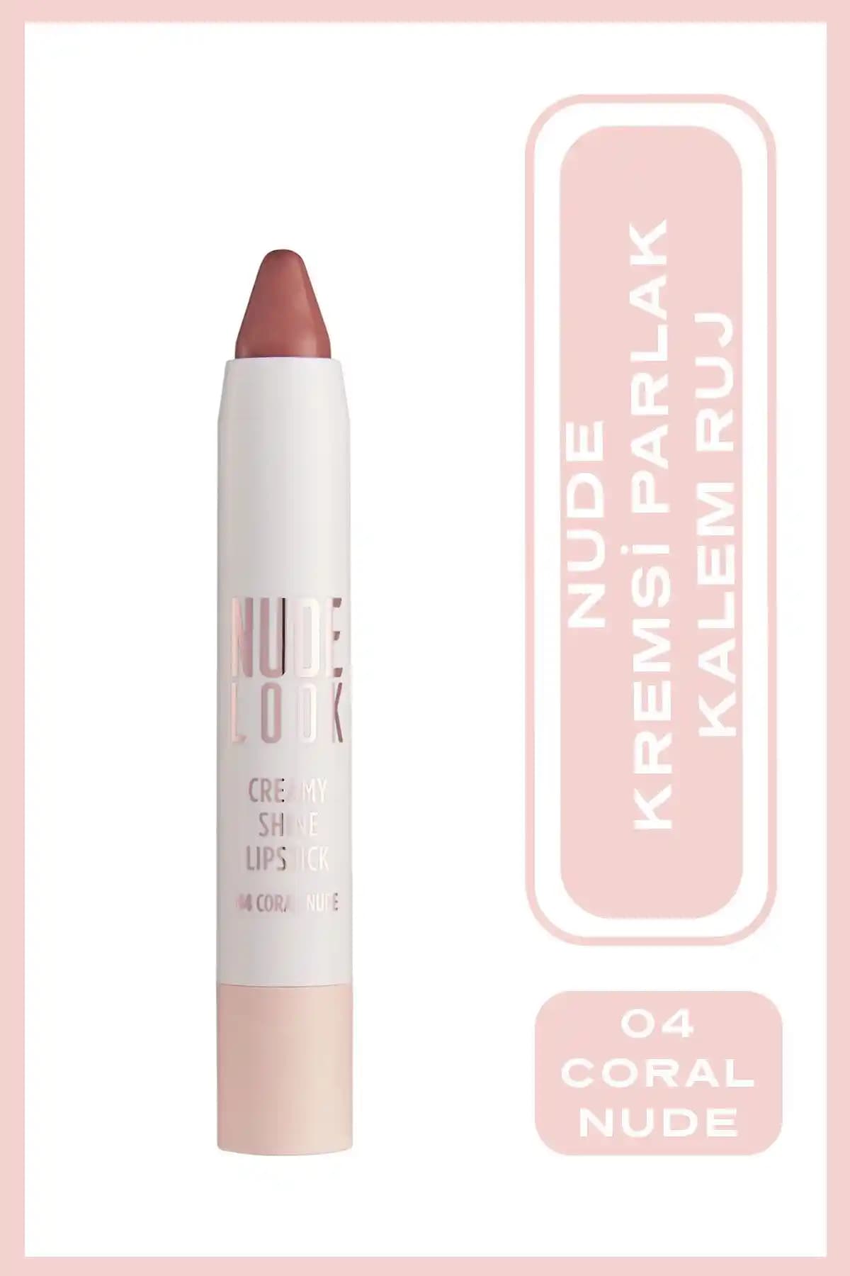 Golden Rose Nude Look Coral Nude Ruj: Doğal ve Parlak Dudaklar İçin Günlük Kullanım Rujları