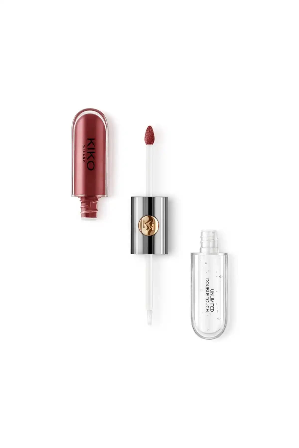 KIKO Likit Ruj Unlimited Double Touch 105 Scarlet Red - Uzun Süre Kalıcı Parlak Dudaklar