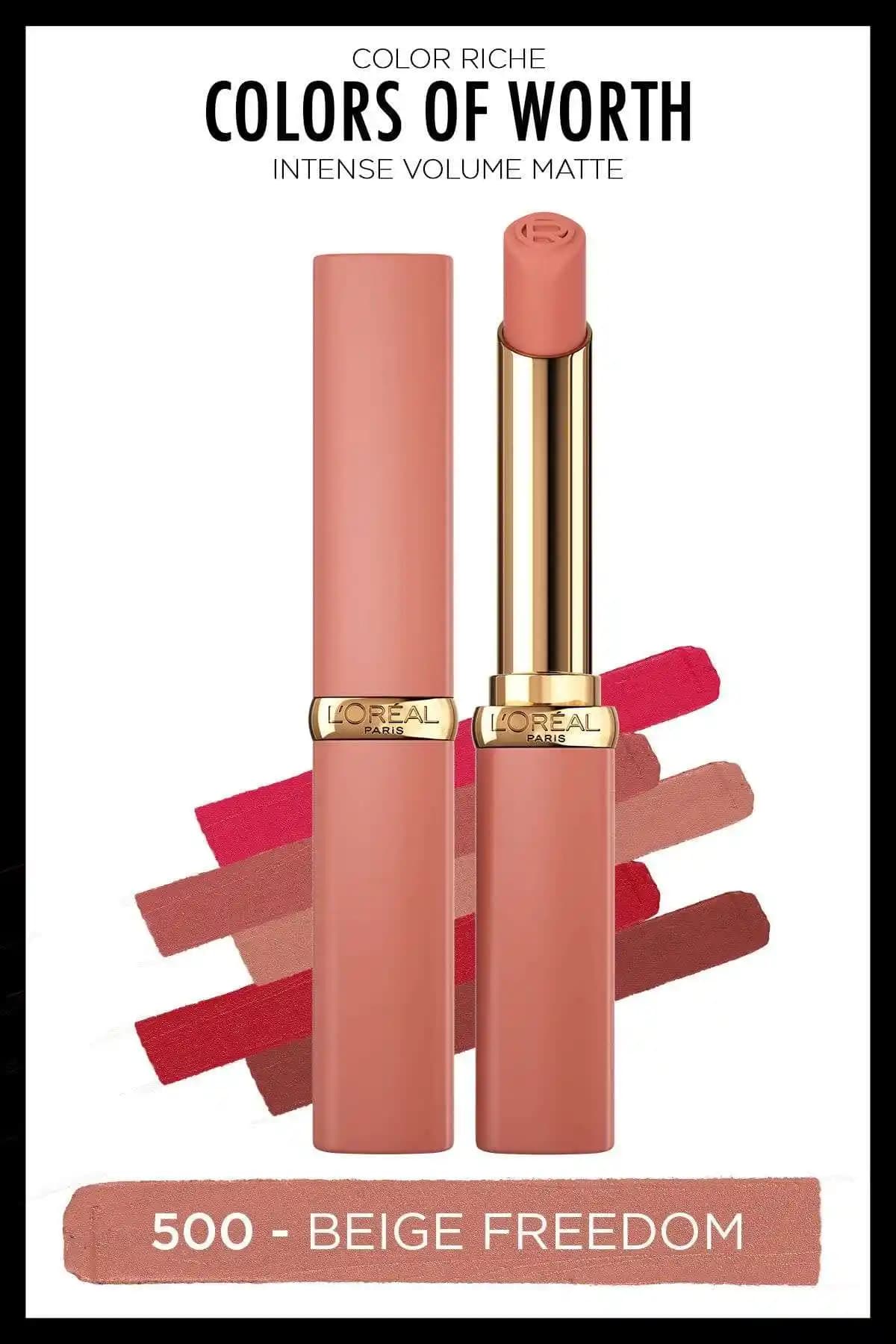 L'Oréal Paris Color Riche Volume Mat Ruj Bej Freedom ile Doğal ve Dolgun Dudaklar