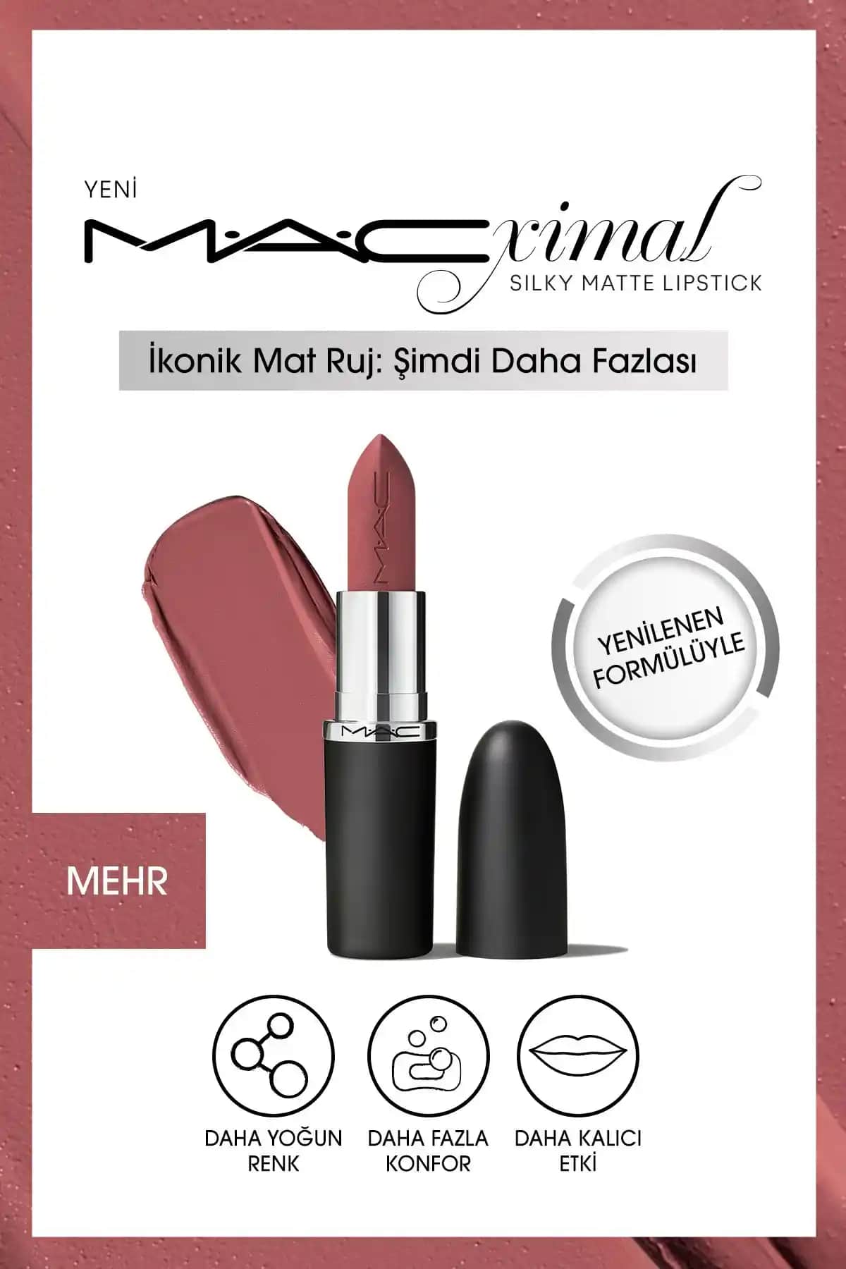 Mac M·a·cxımal Silky Matte Lipstick: Yoğun Pigmentli, Kalıcı ve Sürdürülebilir Ruj Seçeneği