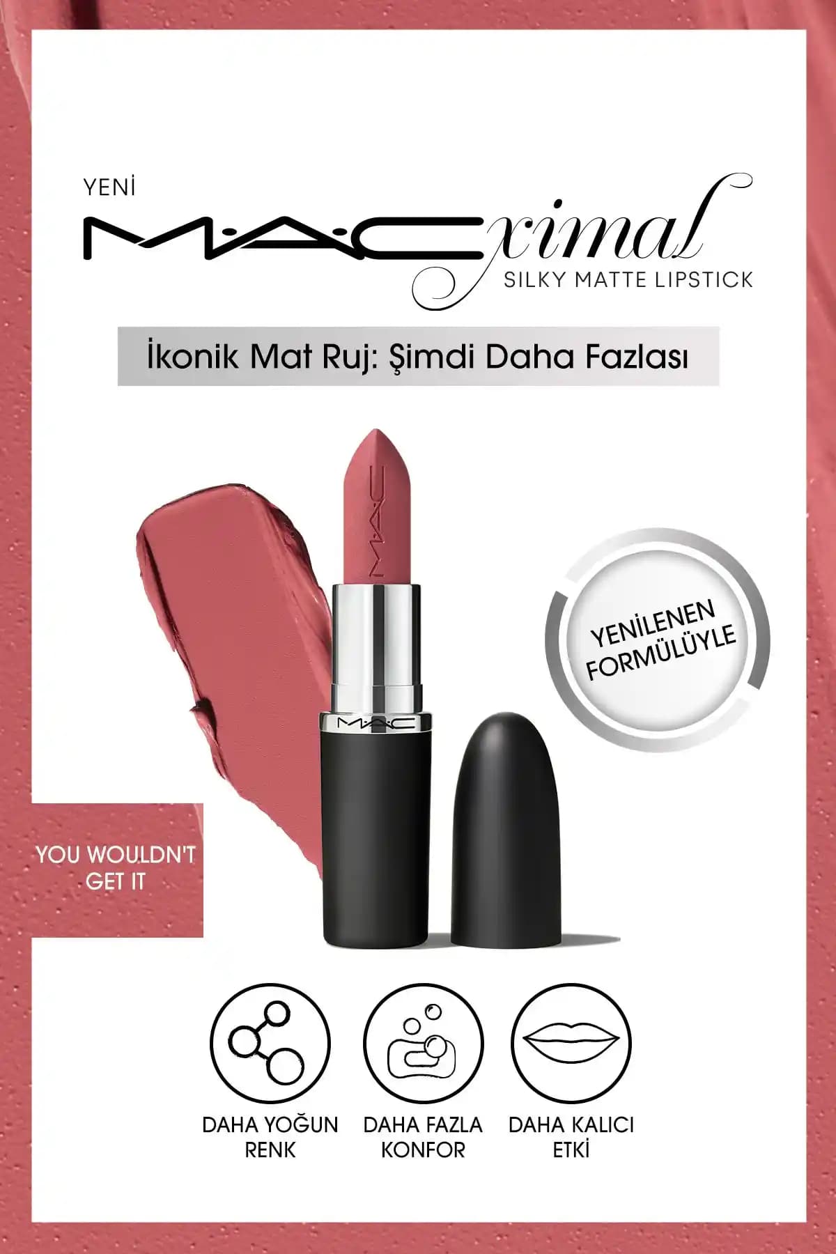 Mac M·a·cxımal Silky Matte Ruj: Yoğun Renk ve Bakım Özellikleriyle Günlük Kullanım