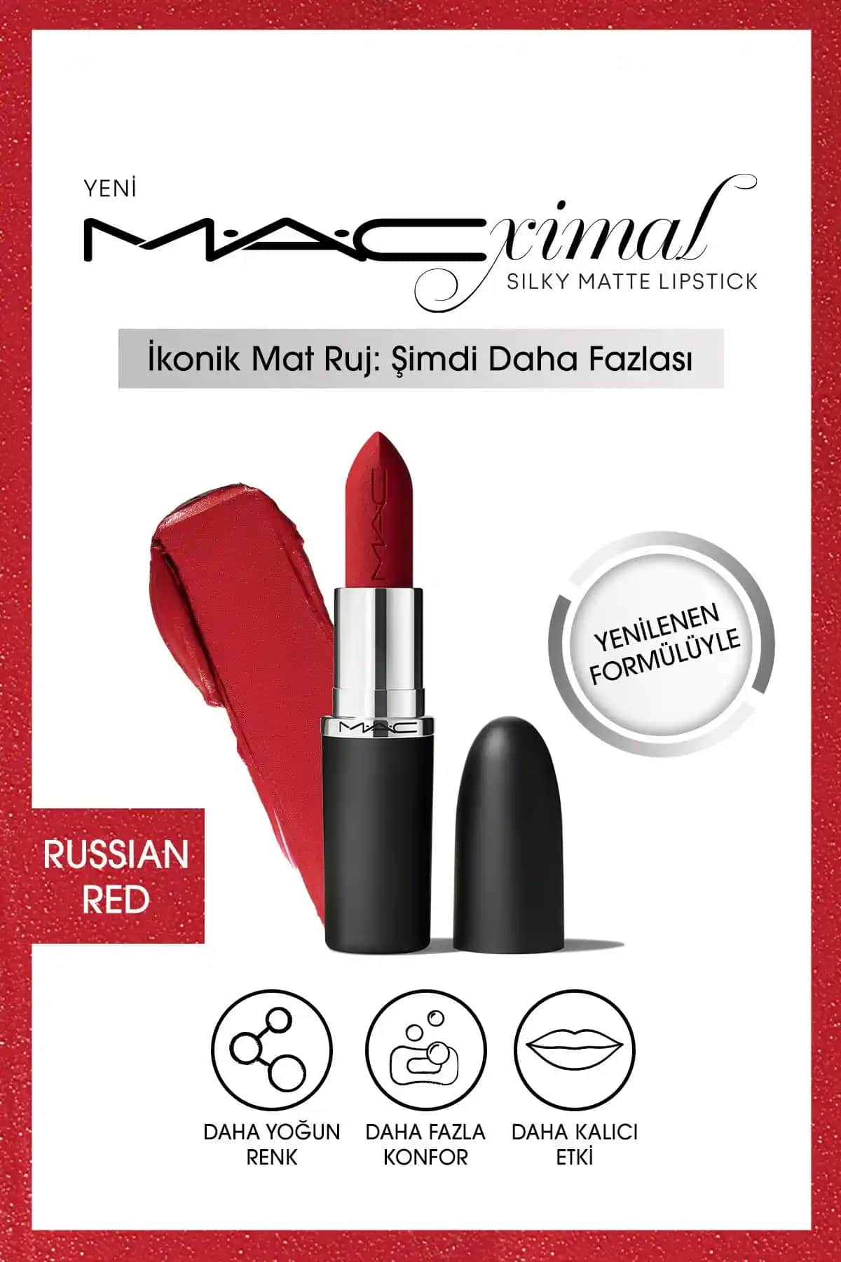 Mac Macximal Silky Matte Ruj: Kalıcı ve Bakımlı Dudaklar İçin Modern Makyaj Seçeneği