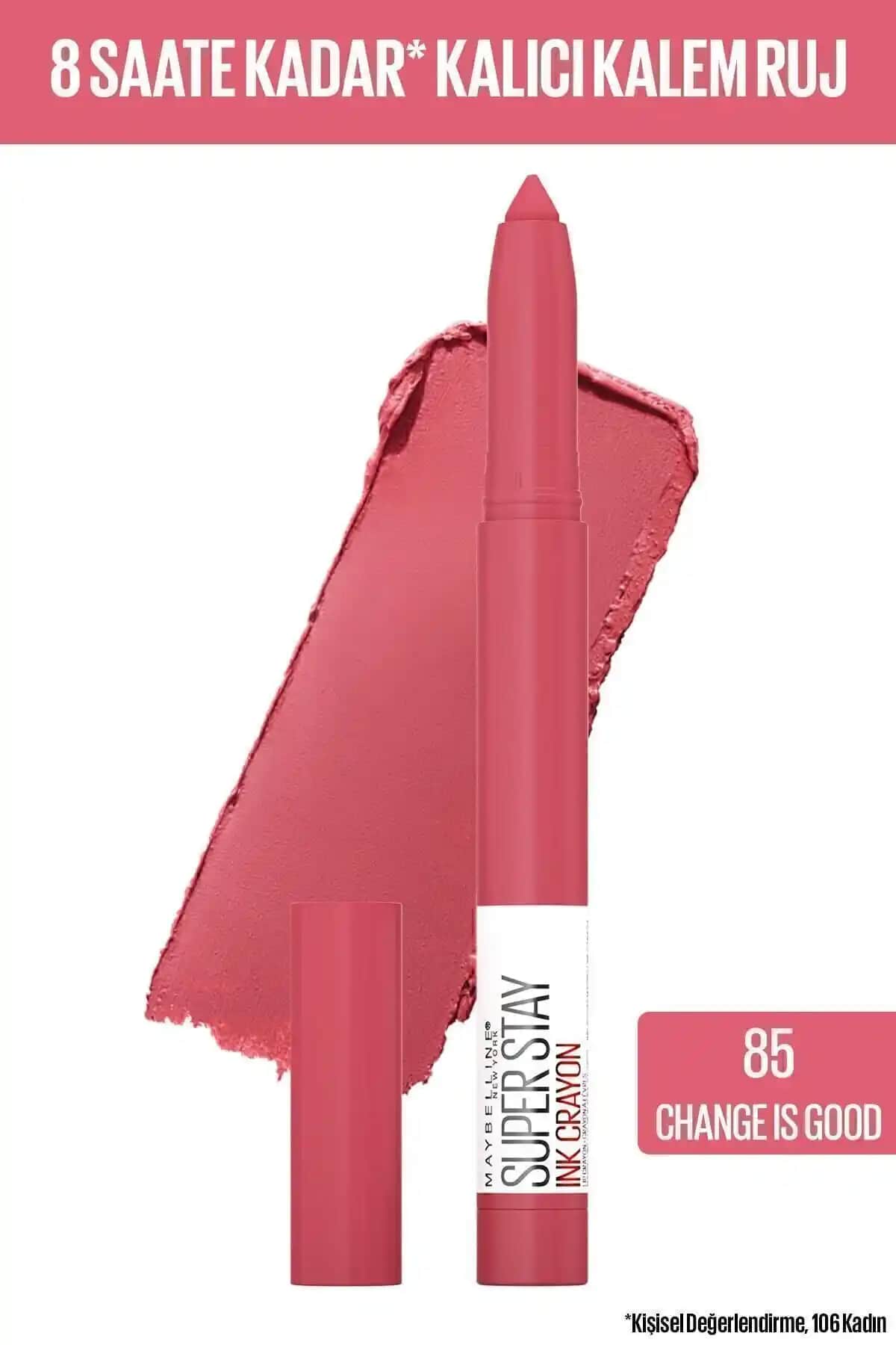 Maybelline Super Stay Ink Kalem Mat Pinks Edition 85 Değişiklik Güzel Ruj İncelemesi ve Özellikleri