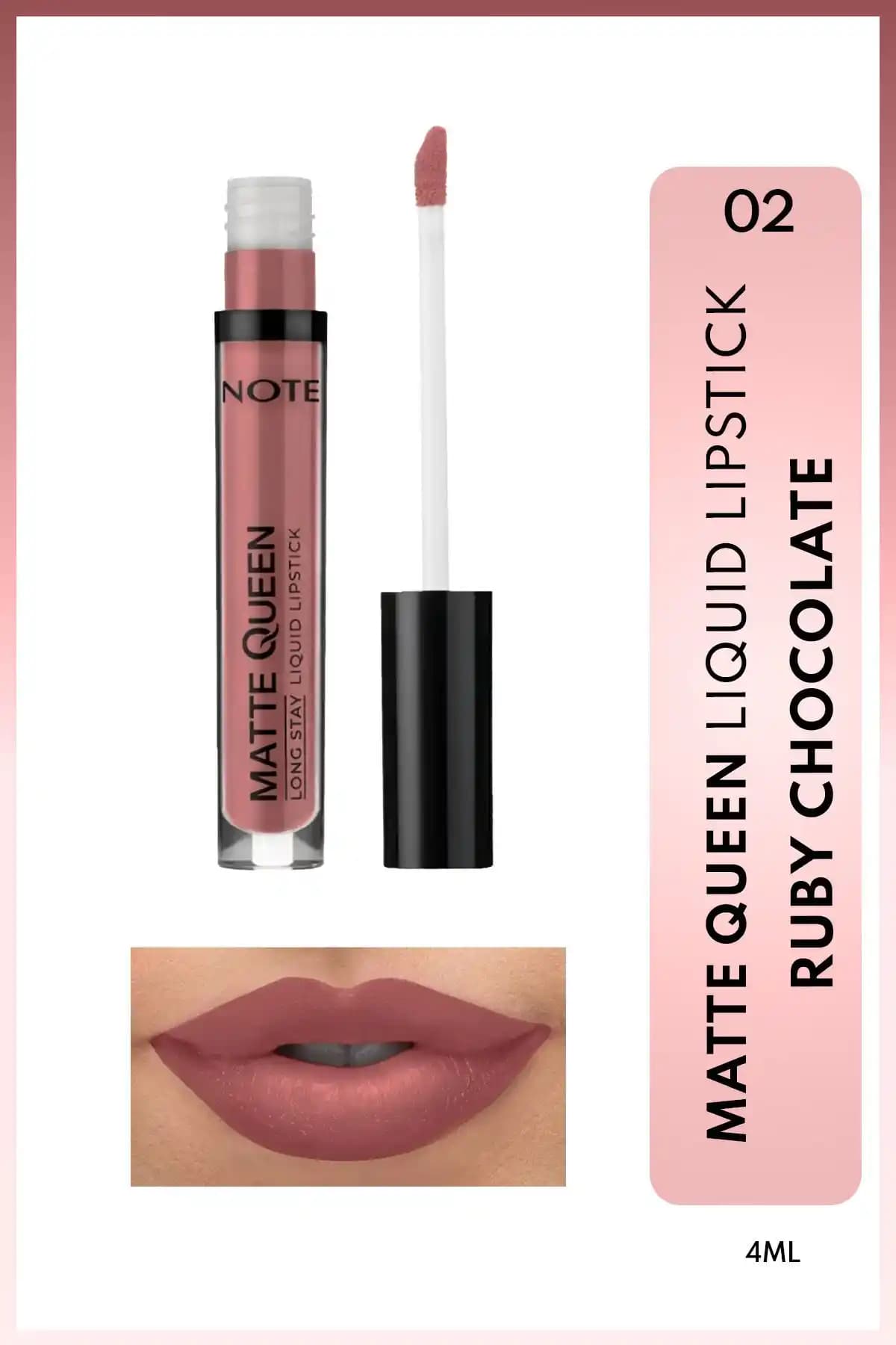 Note Cosmetics Matte Queen Lipstick ile Kalıcı ve Şık Dudaklar İçin En İyi Seçenek